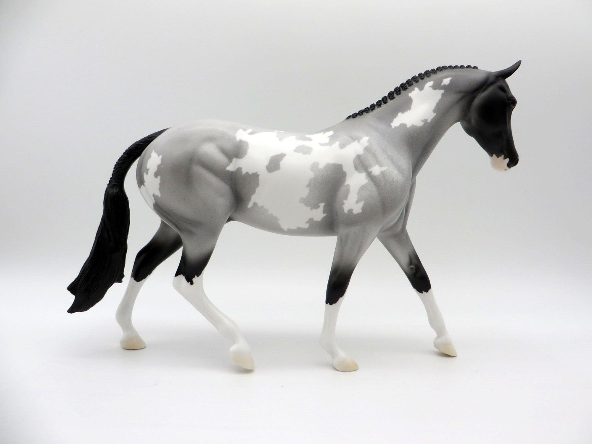 Blue Moon-OOAK Blue Roan Paint Pony SHCF 2021