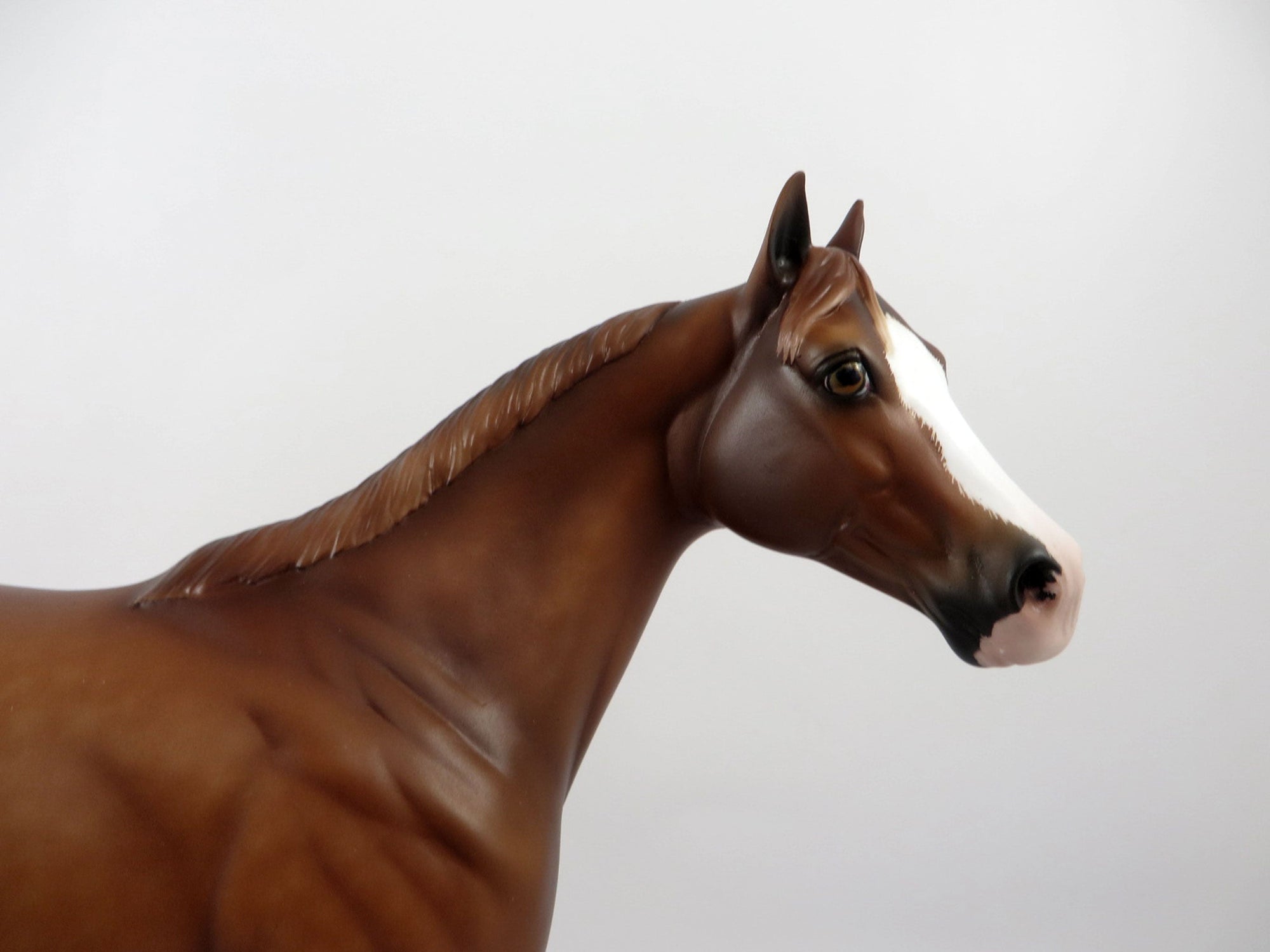 Bonfire-OOAK Dapple Chestnut ISH Painted By Sheryl Leisure 2/21