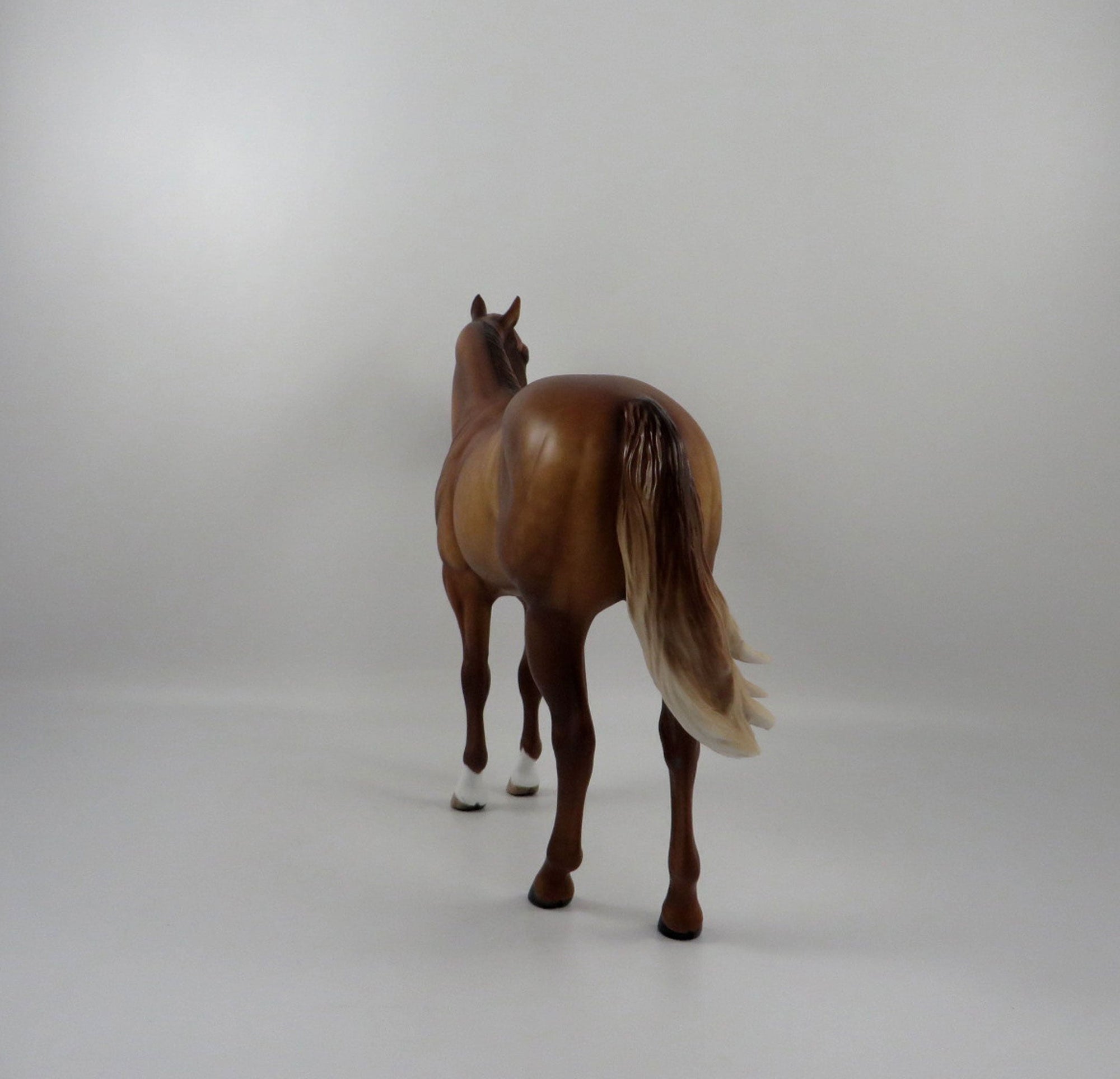 Bonfire-OOAK Dapple Chestnut ISH Painted By Sheryl Leisure 2/21