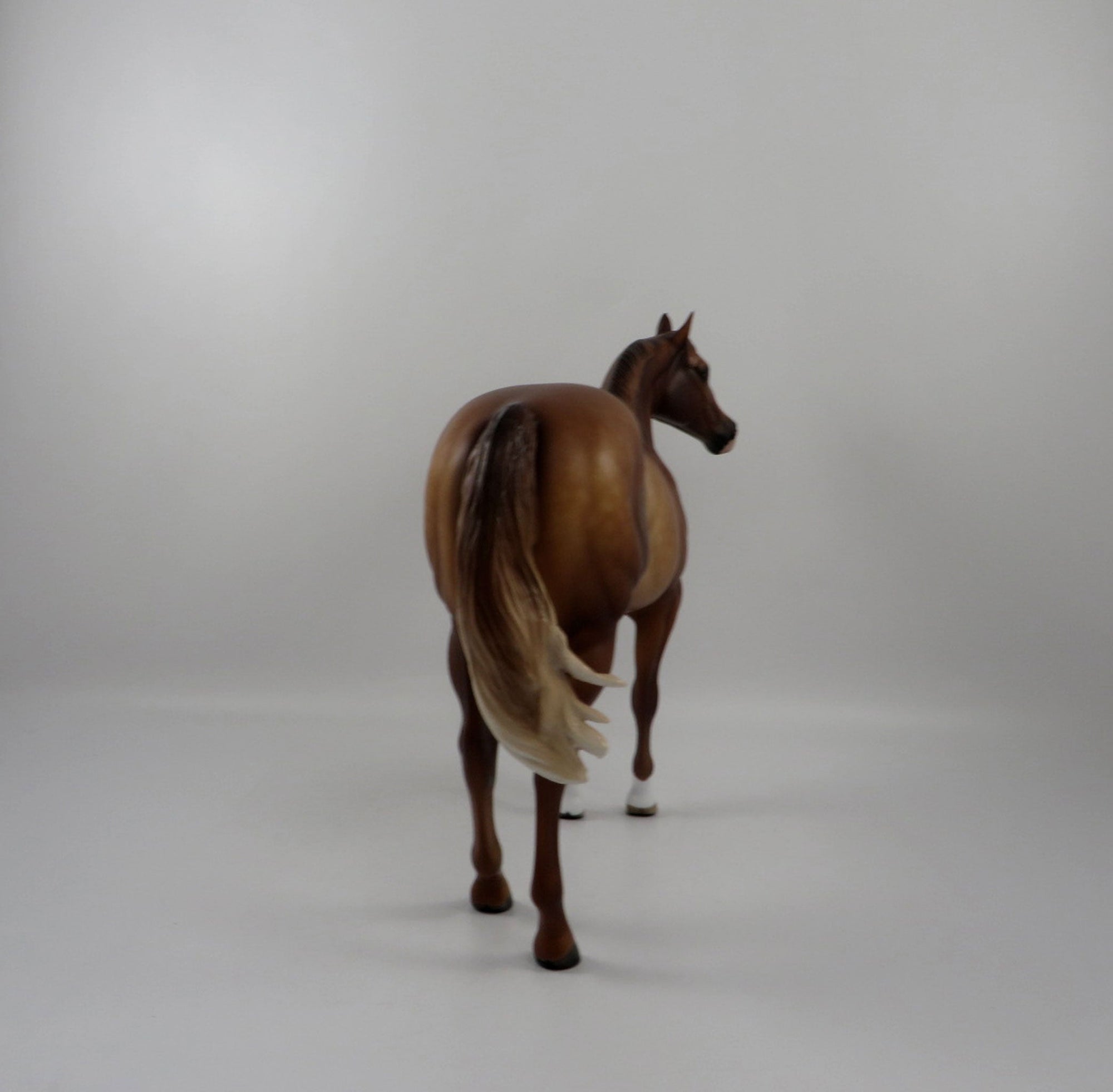 Bonfire-OOAK Dapple Chestnut ISH Painted By Sheryl Leisure 2/21