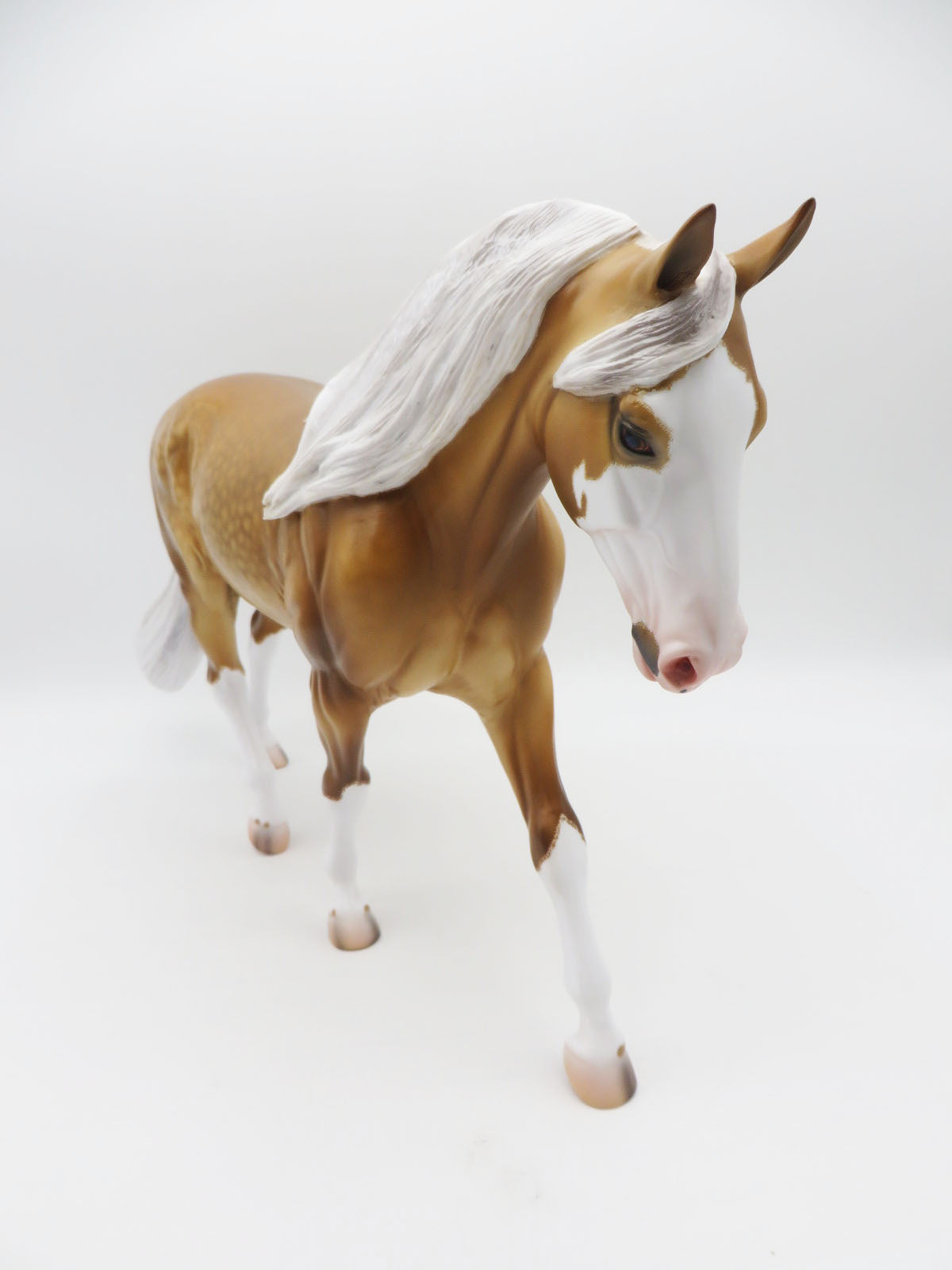 Bonham - OOAK - Dapple Palomino Irish Draft By Caroline Boydston BEST OFFER 11/07/22