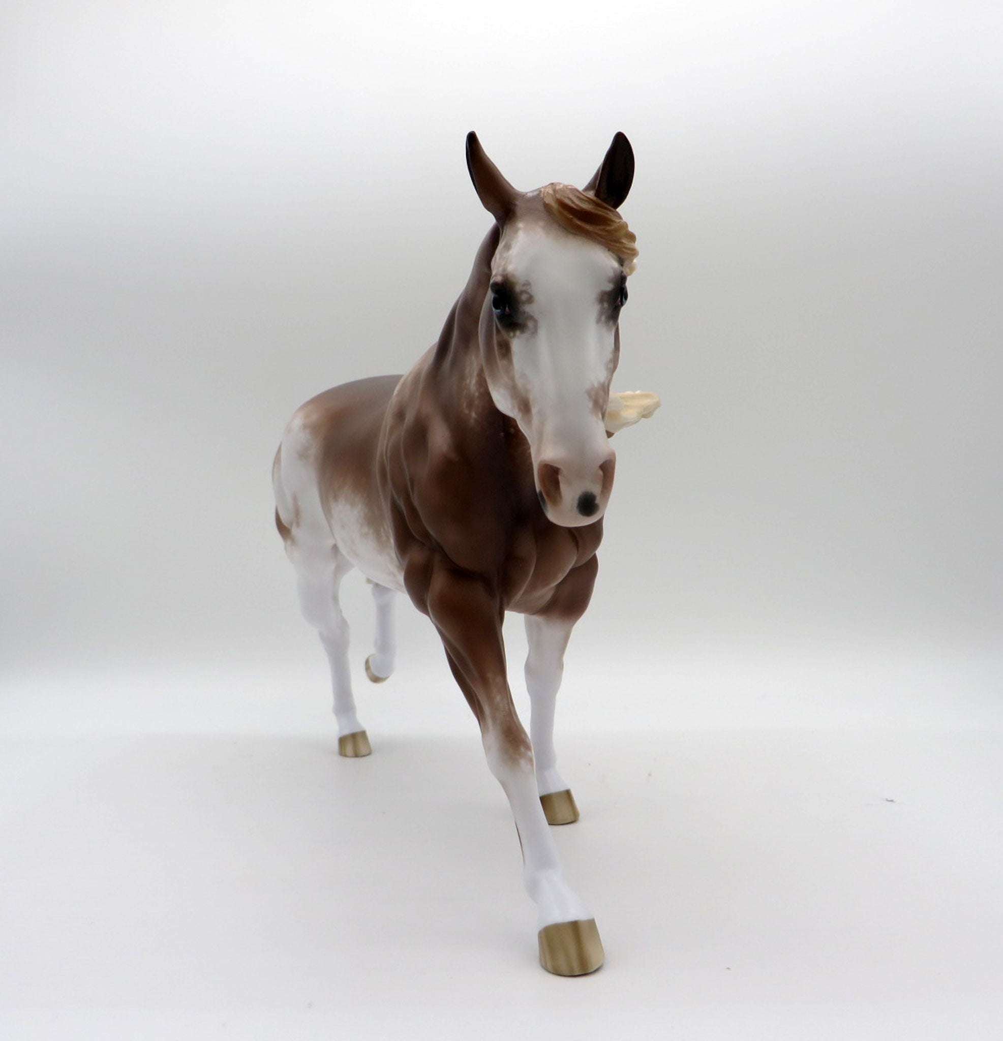 Booker T-OOAK Chestnut Sabino Remington Painted by Sheryl Leisure 11/29/21