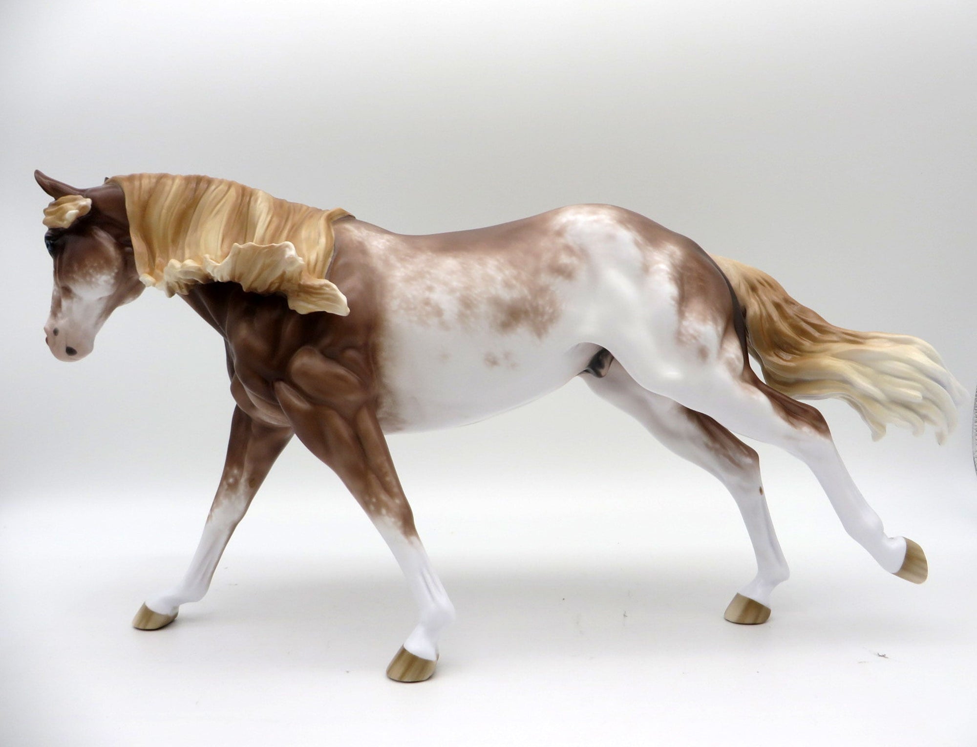 Booker T-OOAK Chestnut Sabino Remington Painted by Sheryl Leisure 11/29/21