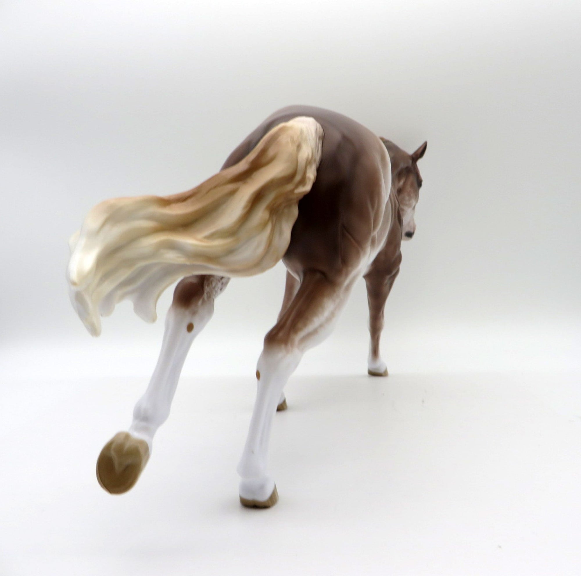 Booker T-OOAK Chestnut Sabino Remington Painted by Sheryl Leisure 11/29/21