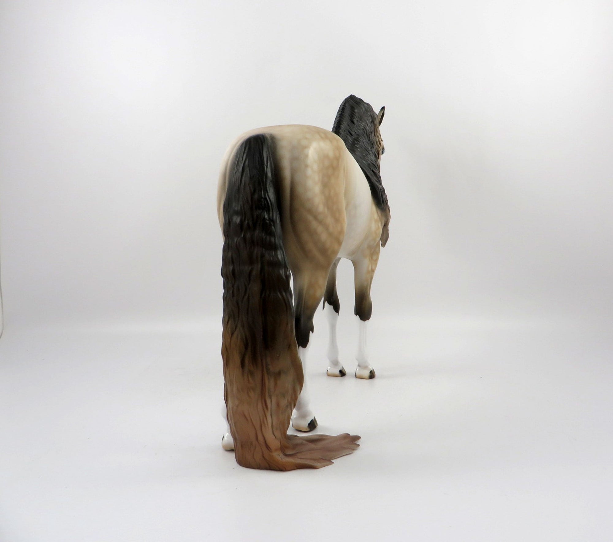 Brendan-OOAK Dapple Buckskin Andalusian By Dawn Quick 3/12/21