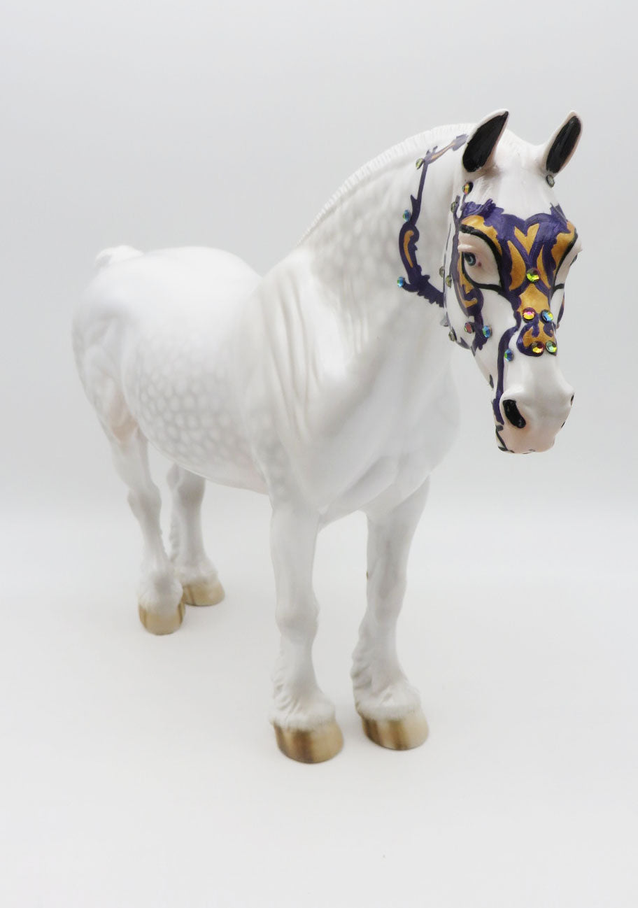 Bromey - OOAK Sugar Skull Heavy Drafter Painted by Dawn Quick - MM22