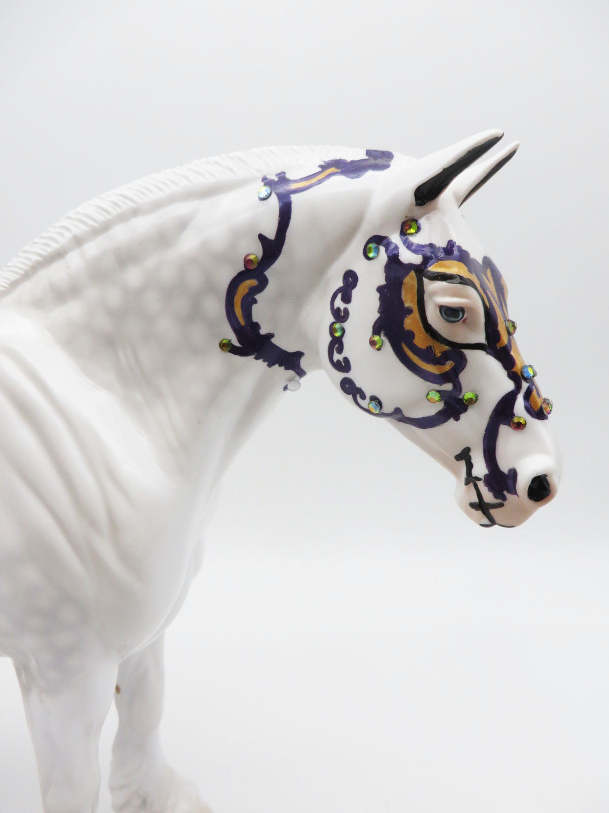 Bromey - OOAK Sugar Skull Heavy Drafter Painted by Dawn Quick - MM22