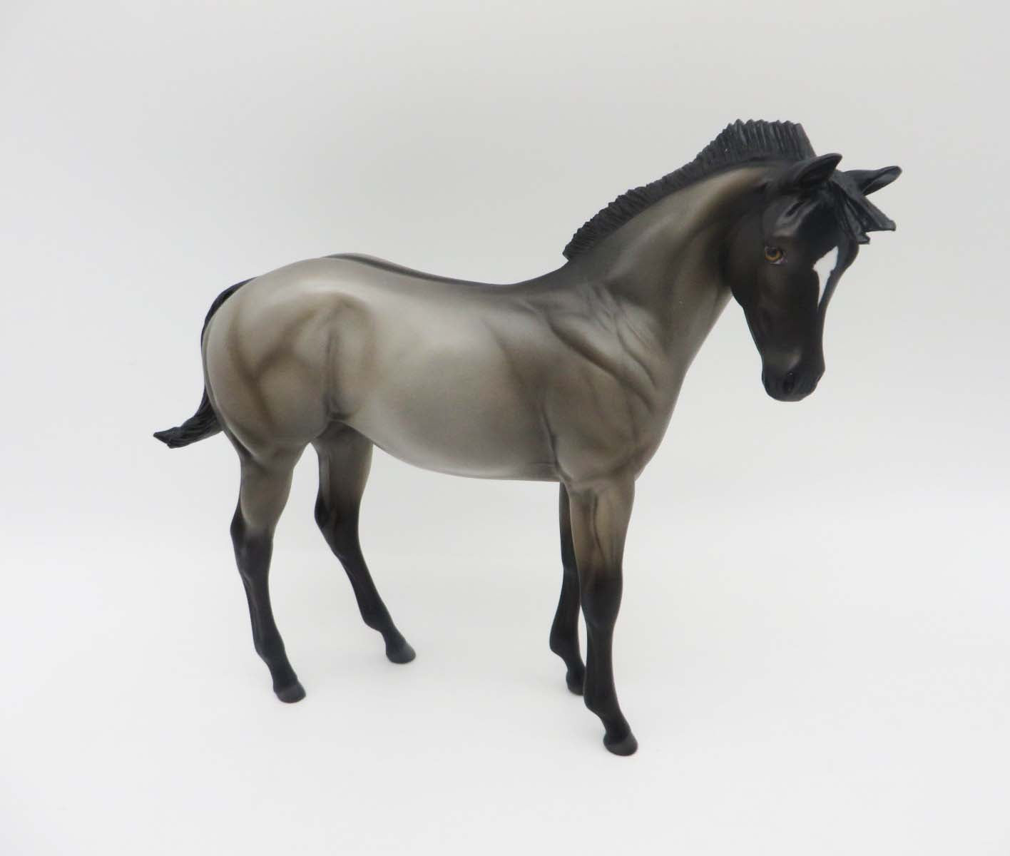 Buck A Roo -OOAK Grey Weanling By Angela Marleau -SHCF23