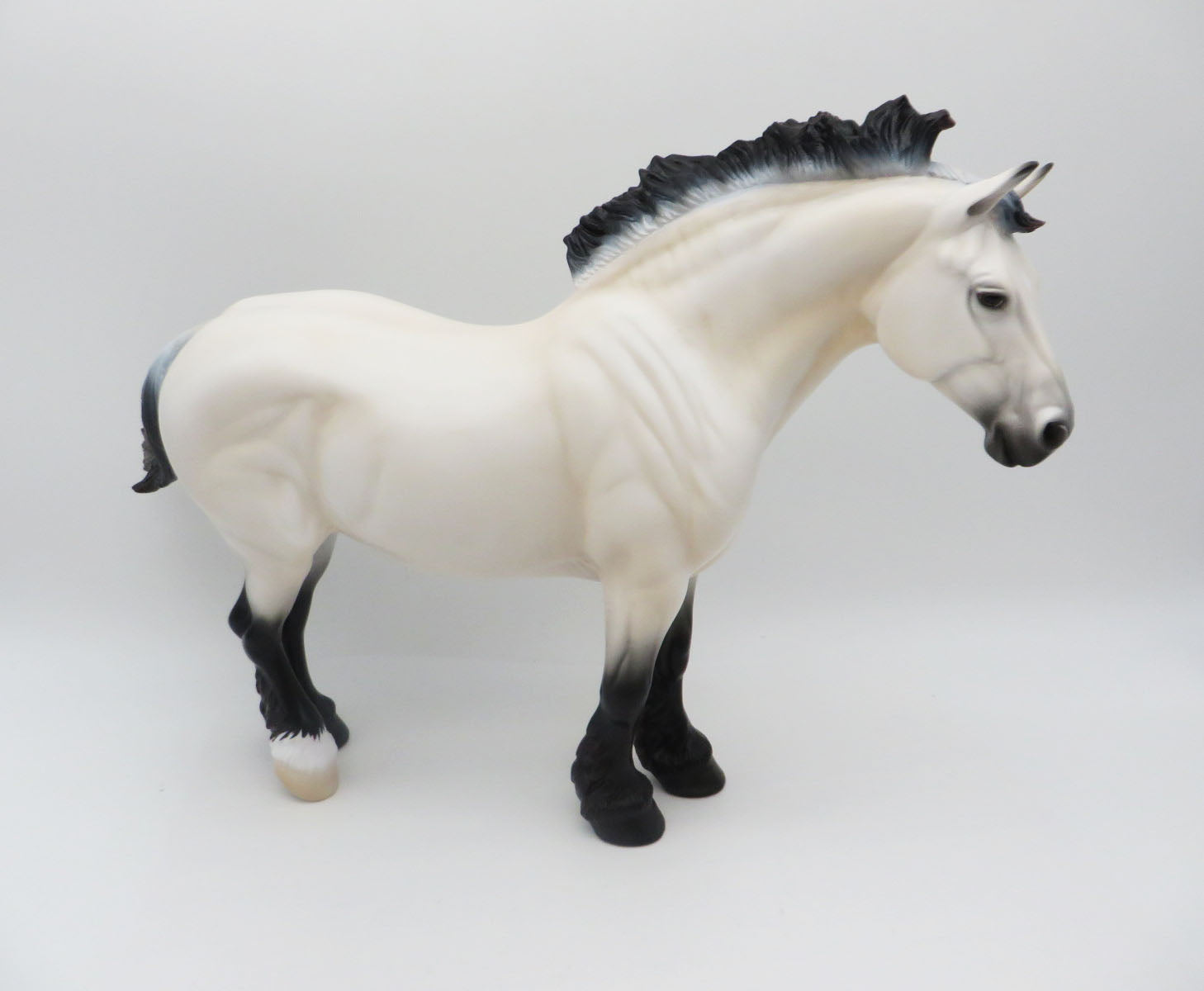 Butterfingers-OOAK Buttermilk Buckskin Heavy Draft by Ellen Robbins P&C 23