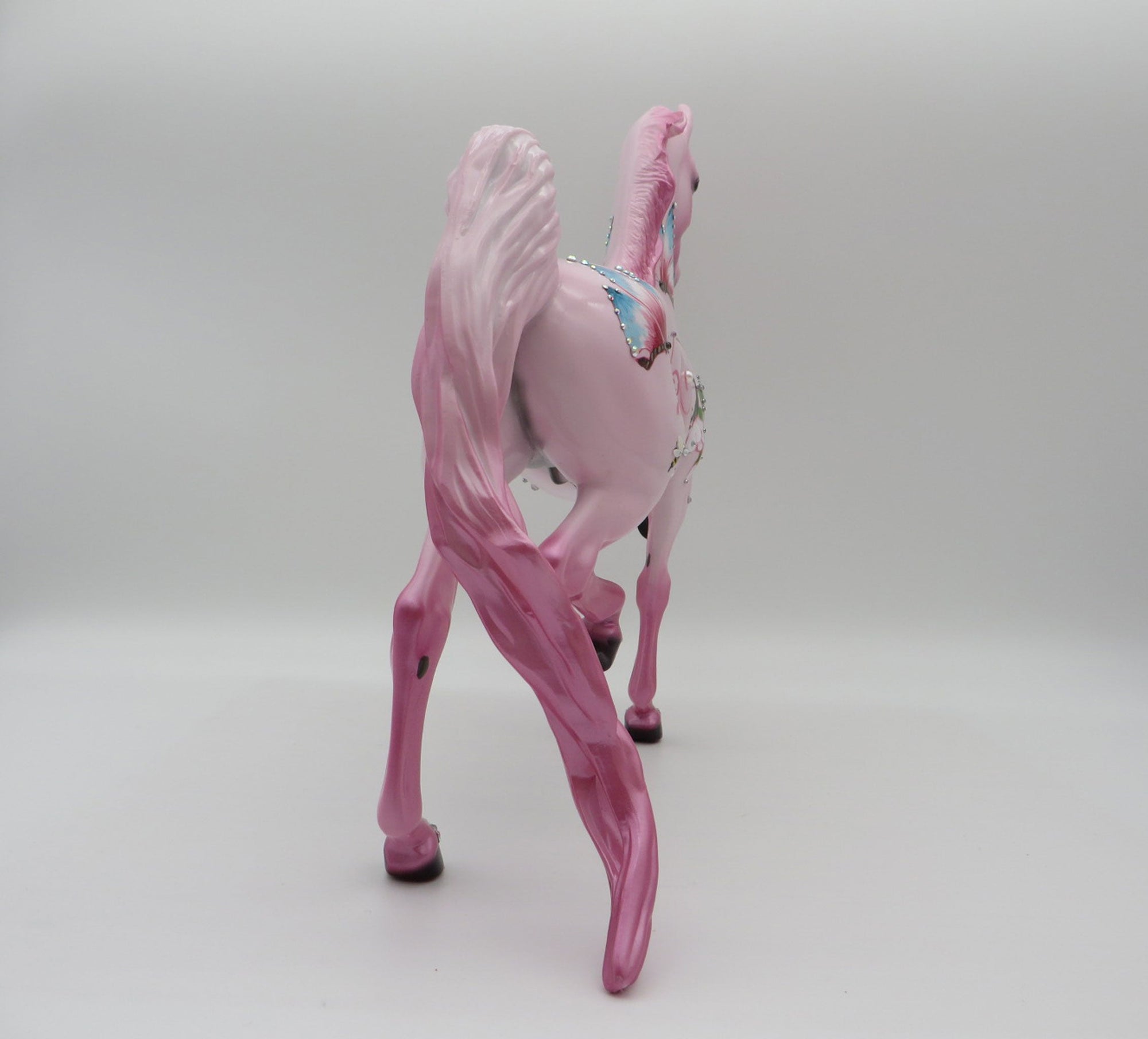 Butterflies and Blossoms-OOAK Saddlebred Deco SHCF 2021