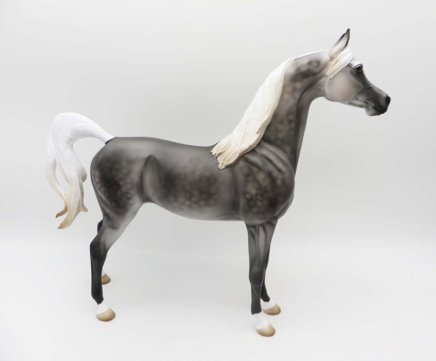 Buttons - OOAK - Dappled Grey Arabian By Angela Marleau - P&C 23