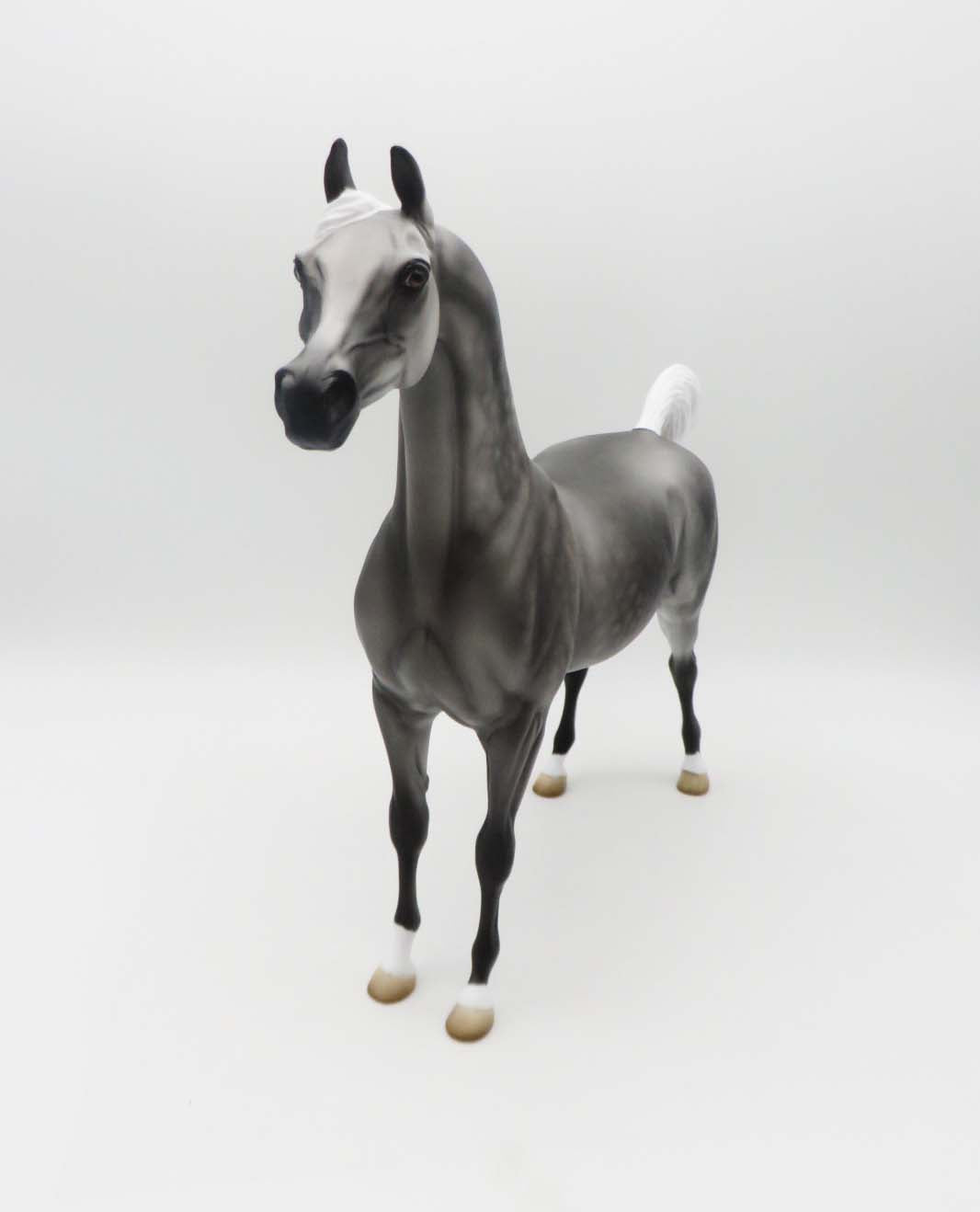 Buttons - OOAK - Dappled Grey Arabian By Angela Marleau - P&C 23