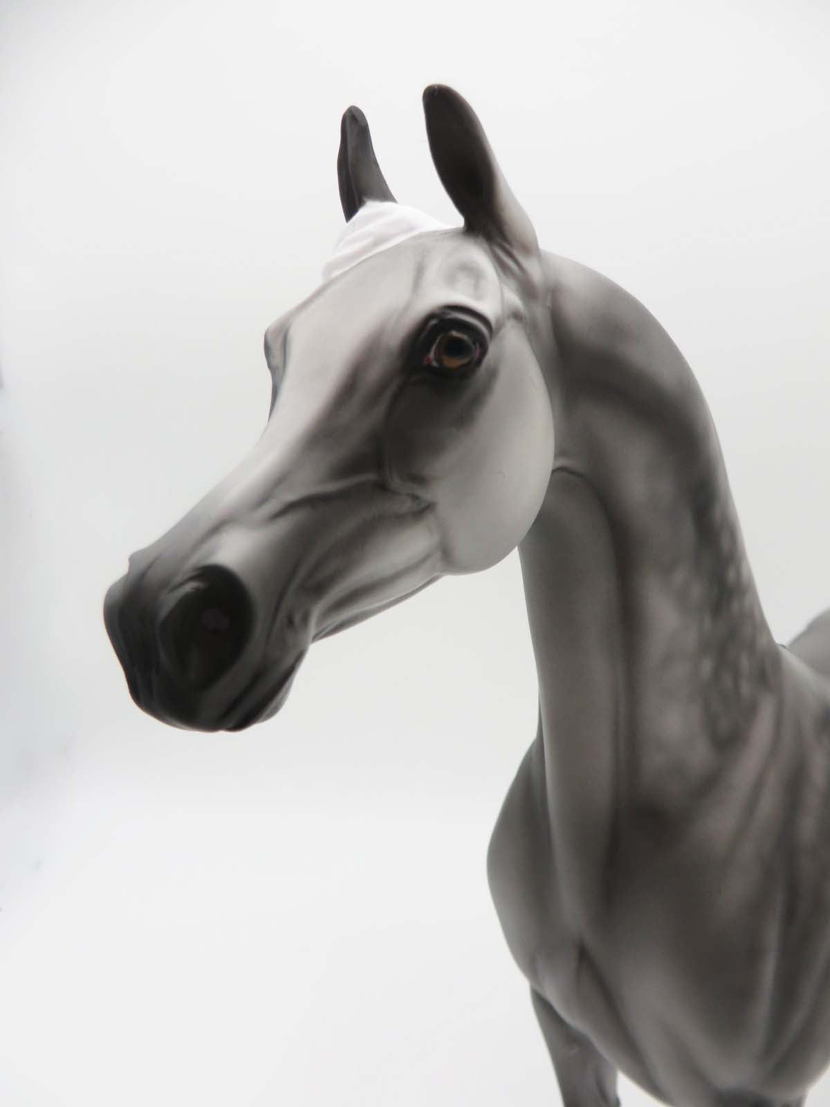 Buttons - OOAK - Dappled Grey Arabian By Angela Marleau - P&C 23