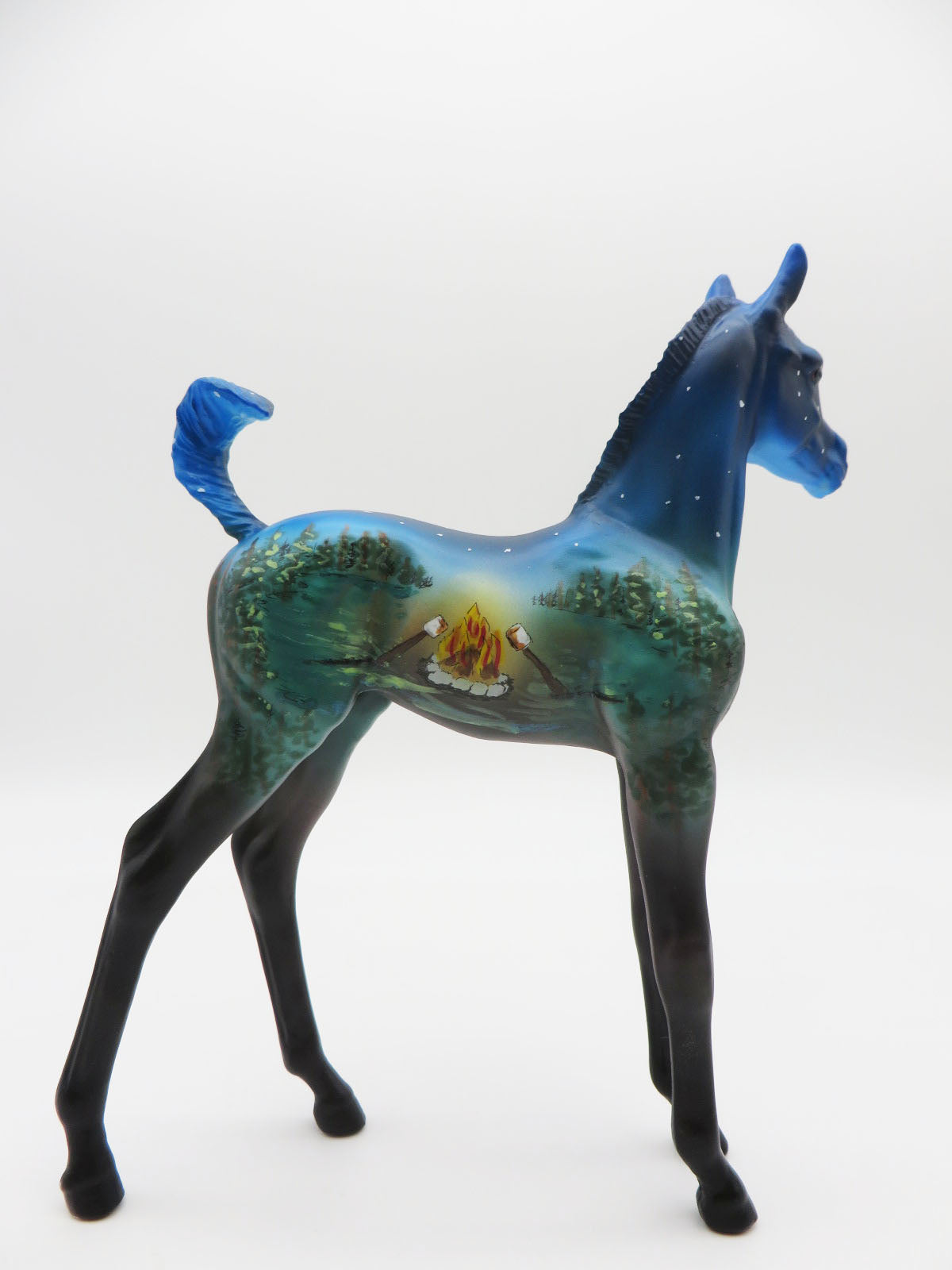 CAMPFIRES GLOW - OOAK - DECORATOR ARABIAN FOAL BY JAS FANNING LHS 22 Best Offer