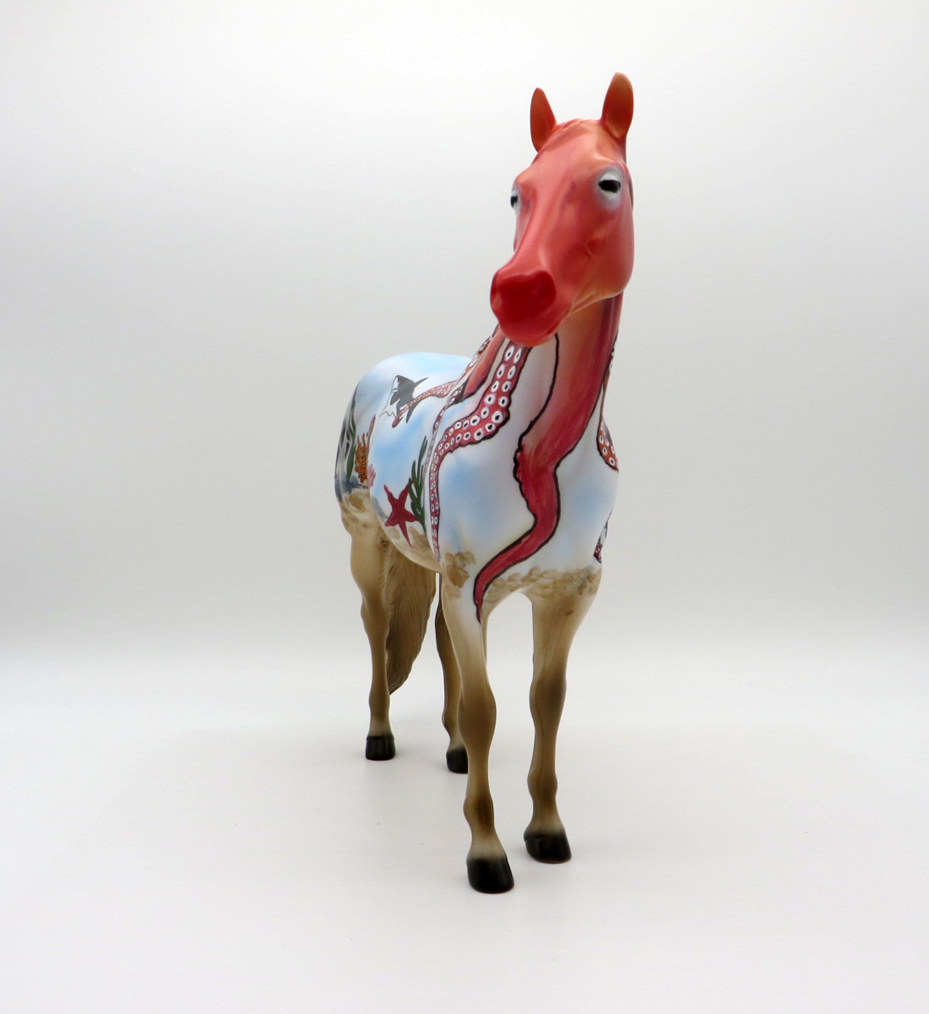 Cambean-OOAK Shark Week Deco ISH Painted by Dawn Quick 7/16/21