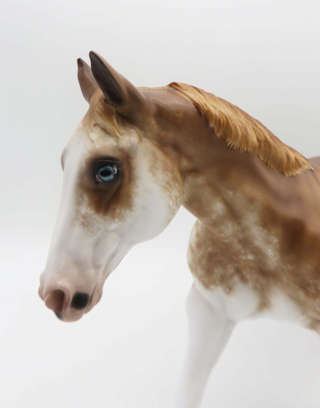 Candid - OOAK - Chestnut Sabino Running Stock Horse by Sheryl Leisure - Best Offers 2/27/23