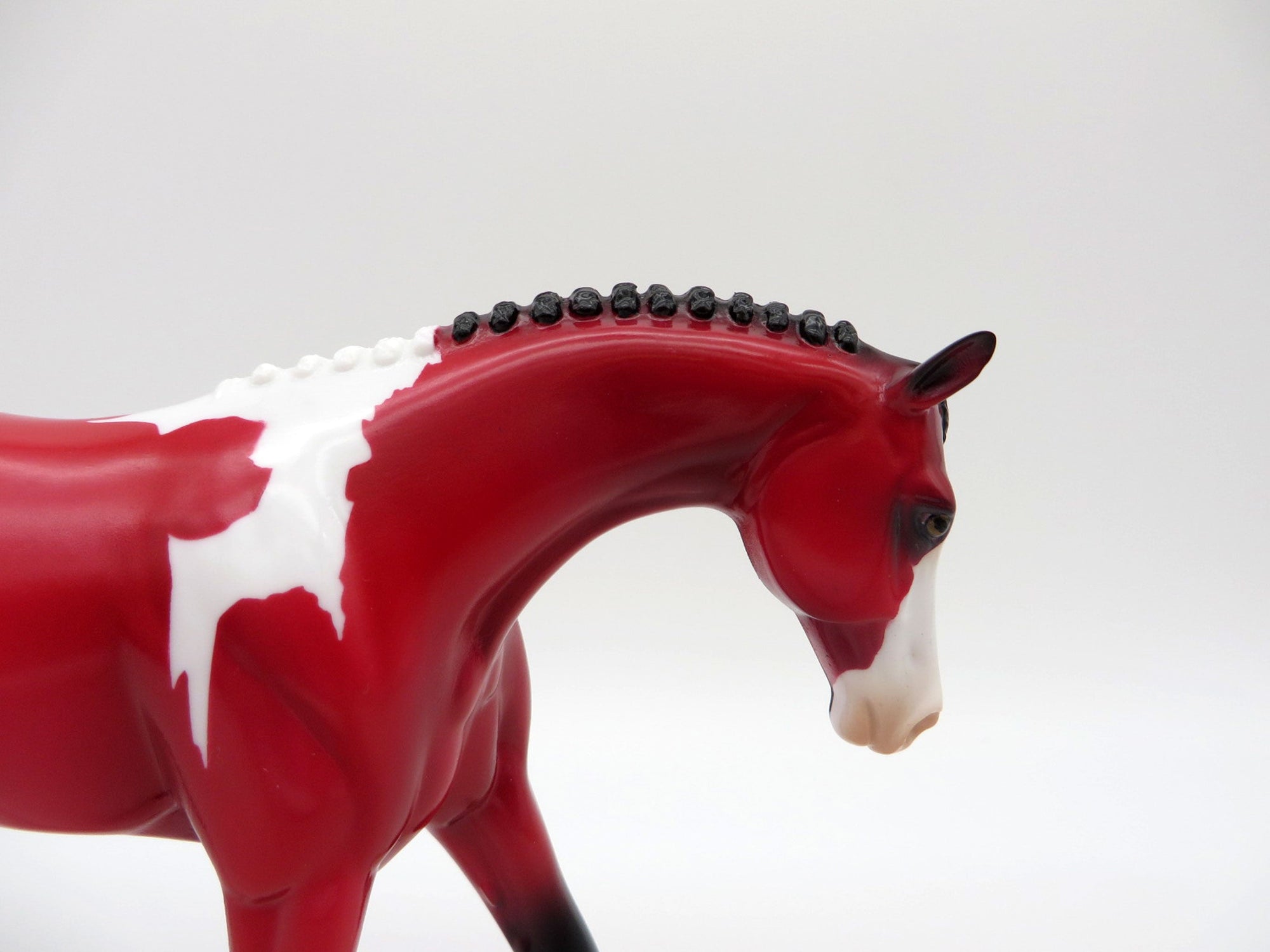 Cas-OOAK Pebbles Warmblood Precious Stone Painted By Ellen Robbins EQ 2021