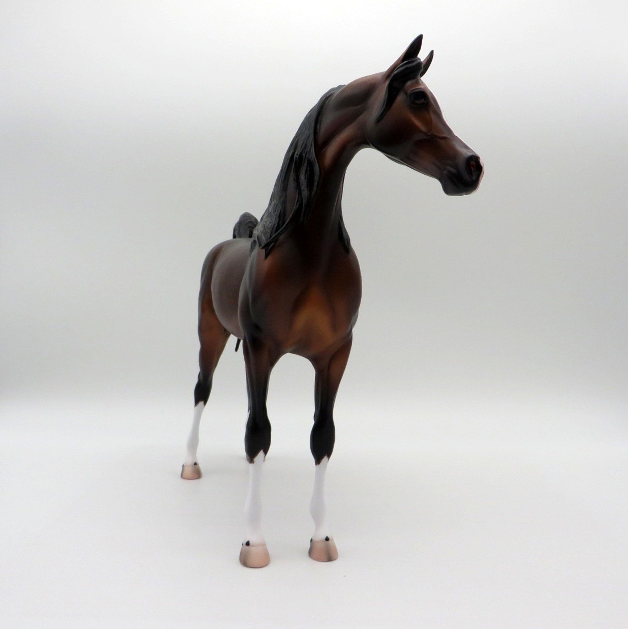 Caspian-OOAK Bay Arabian Painted By Caroline Boydston