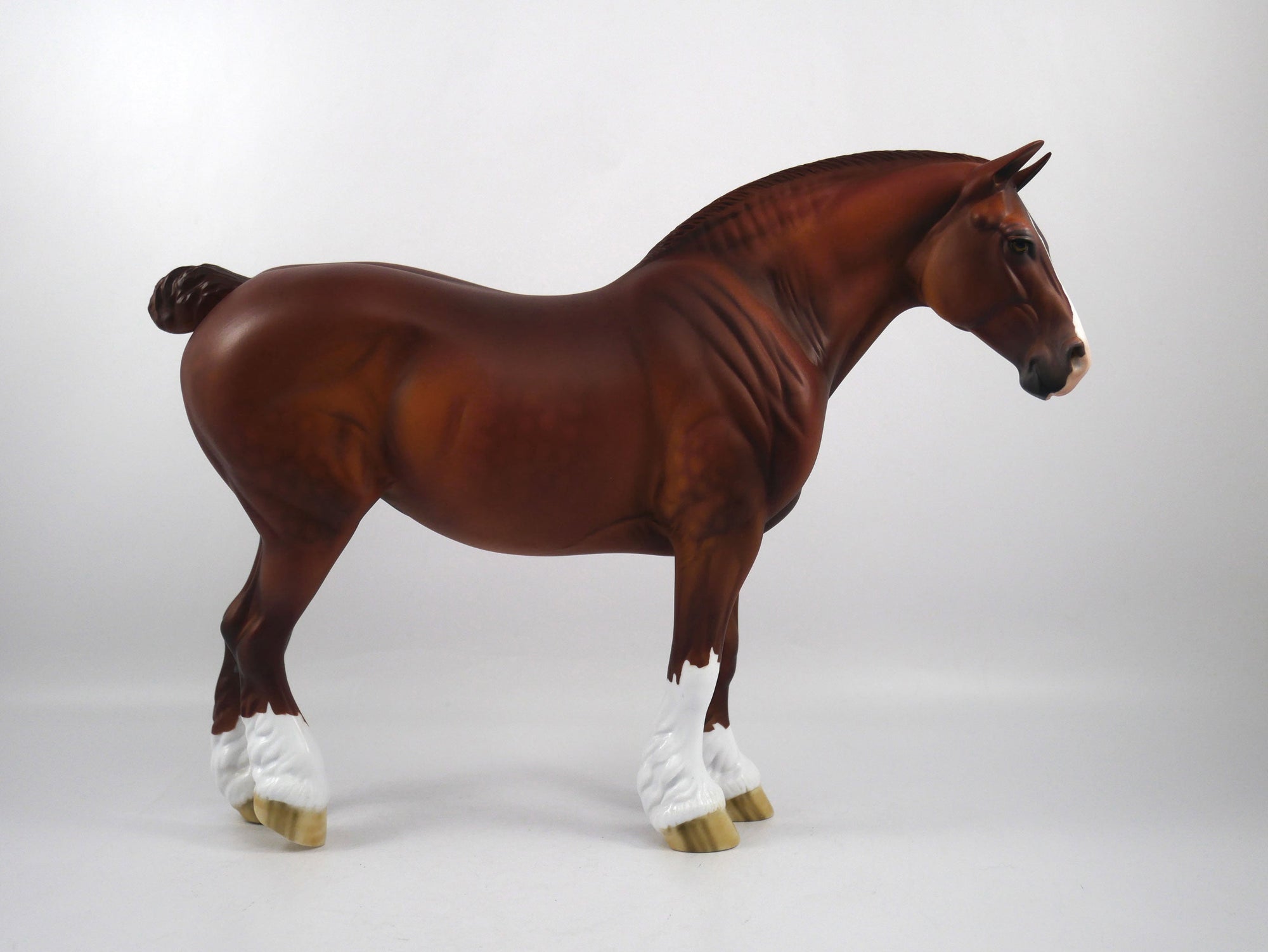 CHARGER-OOAK Dapple Chestnut Heavy Draft Mare SB21