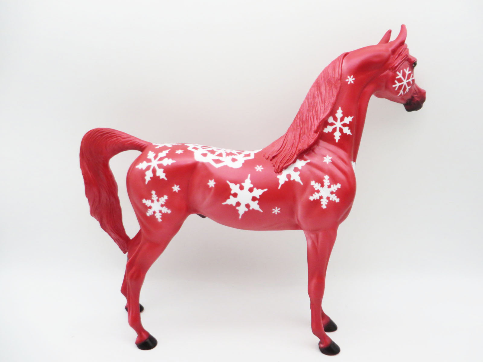 Christmas Snowflakes - OOAK - Decorator Arabian By Dawn Quick- Christmas Tails 2022 - CT22