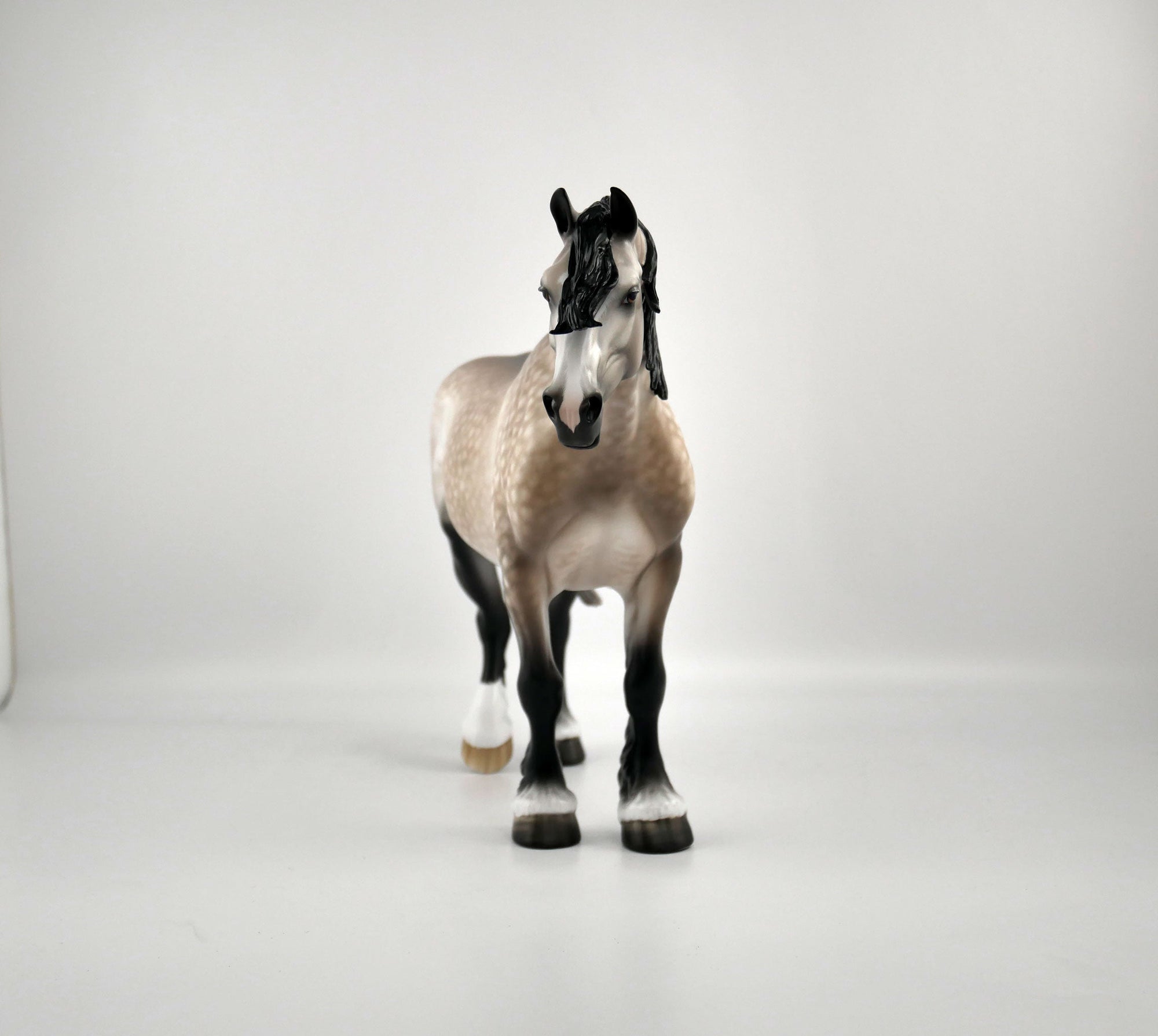 Cindy Lou Who-OOAK Dapple Grey Heavy Draft Mare By Sheryl Leisure 2/15/20