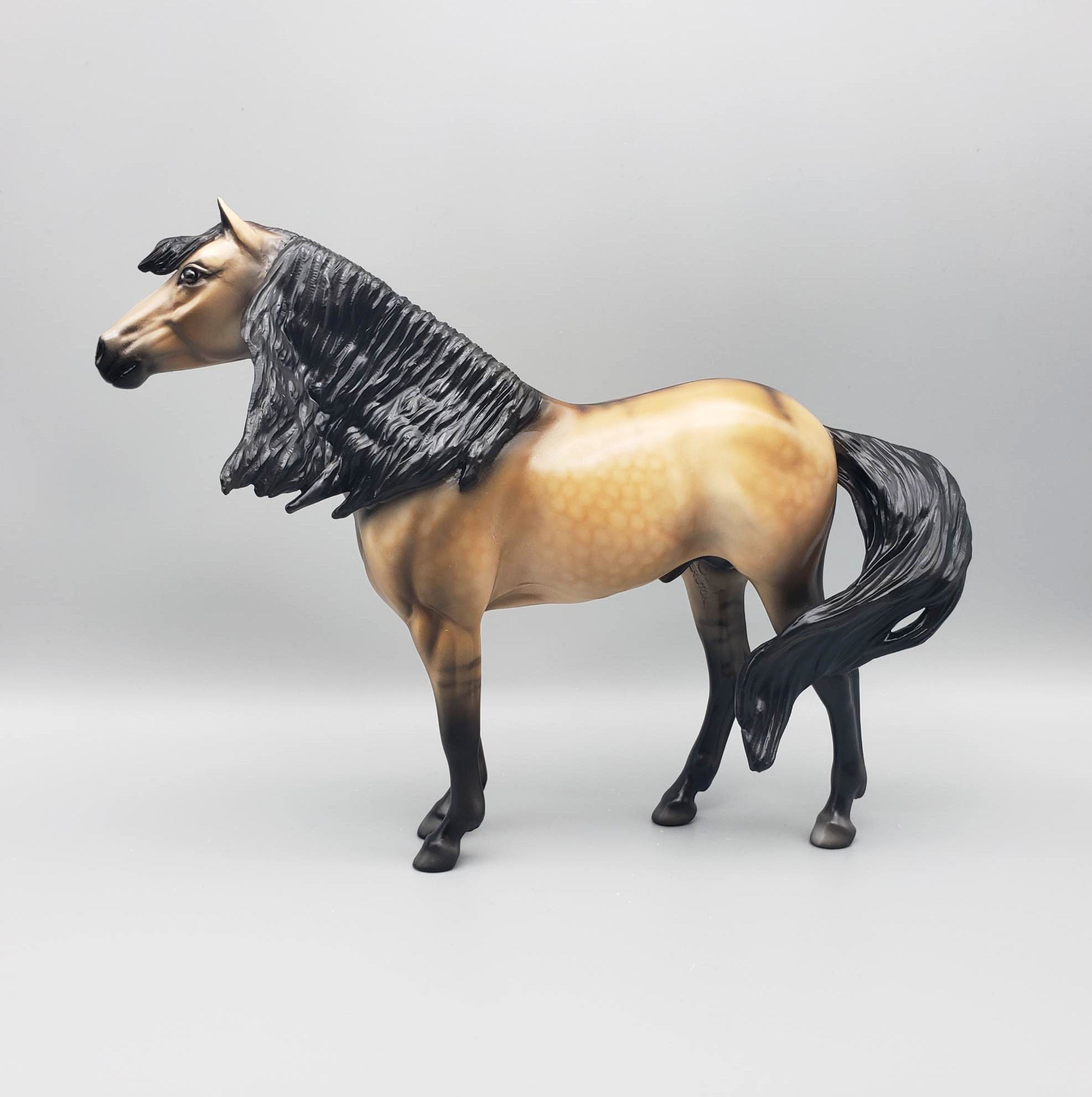 Cisco - OOAK - Custom Dun Mustang by Dawn Quick EQ23