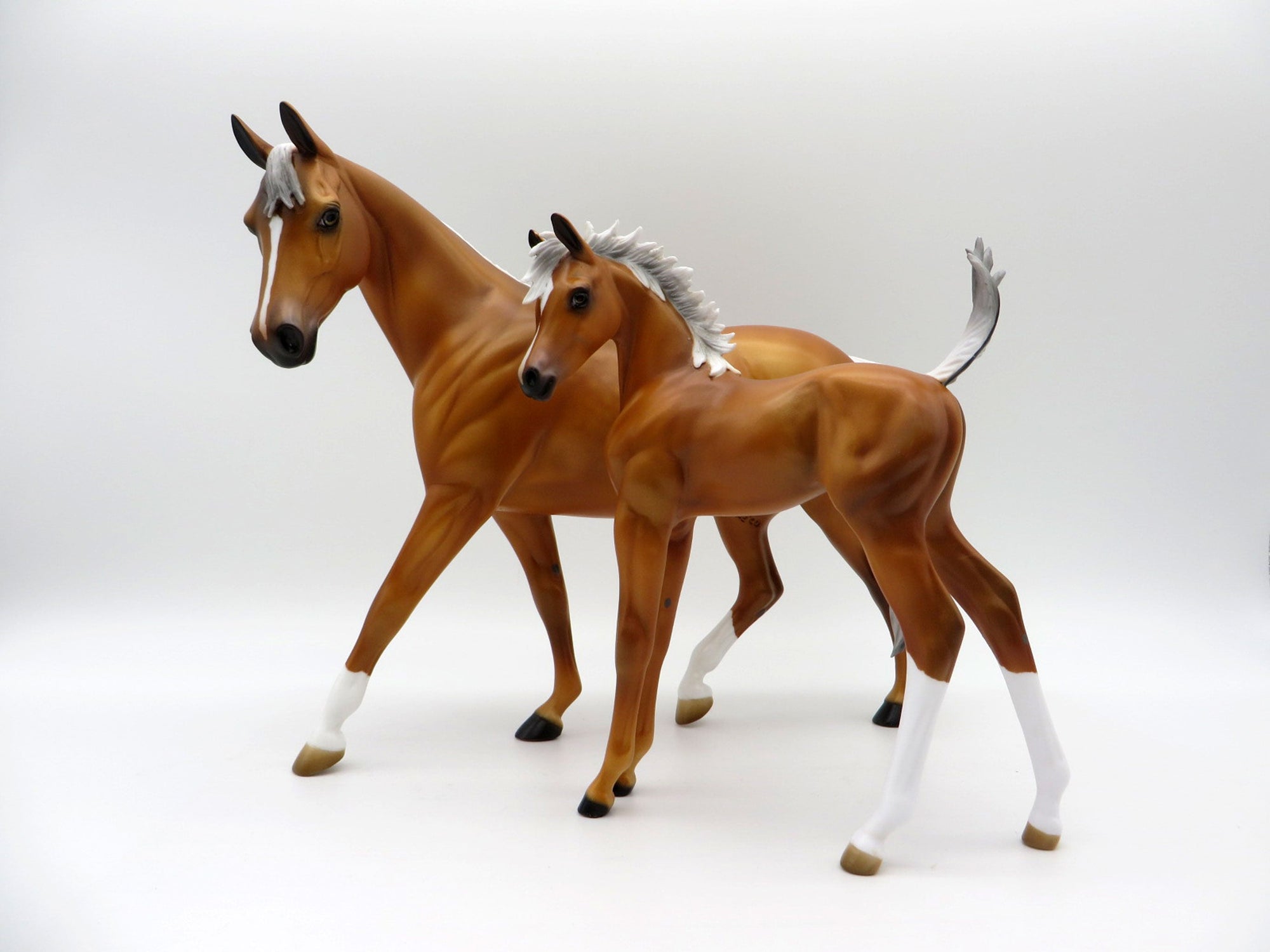 Claire and Brianna-Chestnut Pony and Foal Set 4/23/21