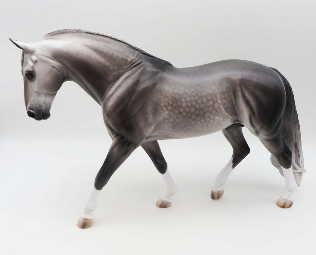 Cobham - OOAK Dapple Dark Grey Irish Draft By Caroline Boydston 11/21/22