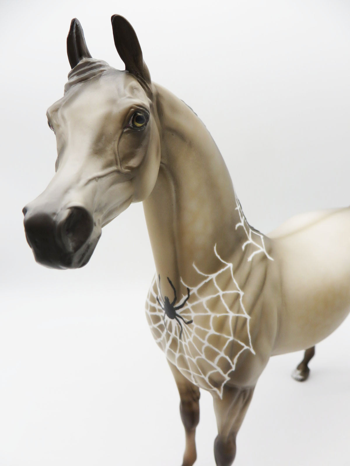 Cobweb Creeper - OOAK - Arabian Stallion Halloween Decorator - Painted by Jess Hamill - MM22
