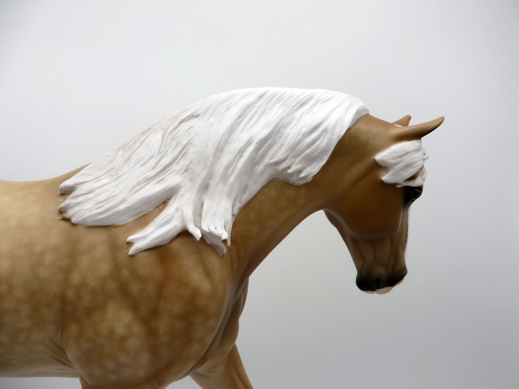 Cole-OOAK Dapple Palomino Irish Draft Painted by Sheryl Leisure 3/15/21