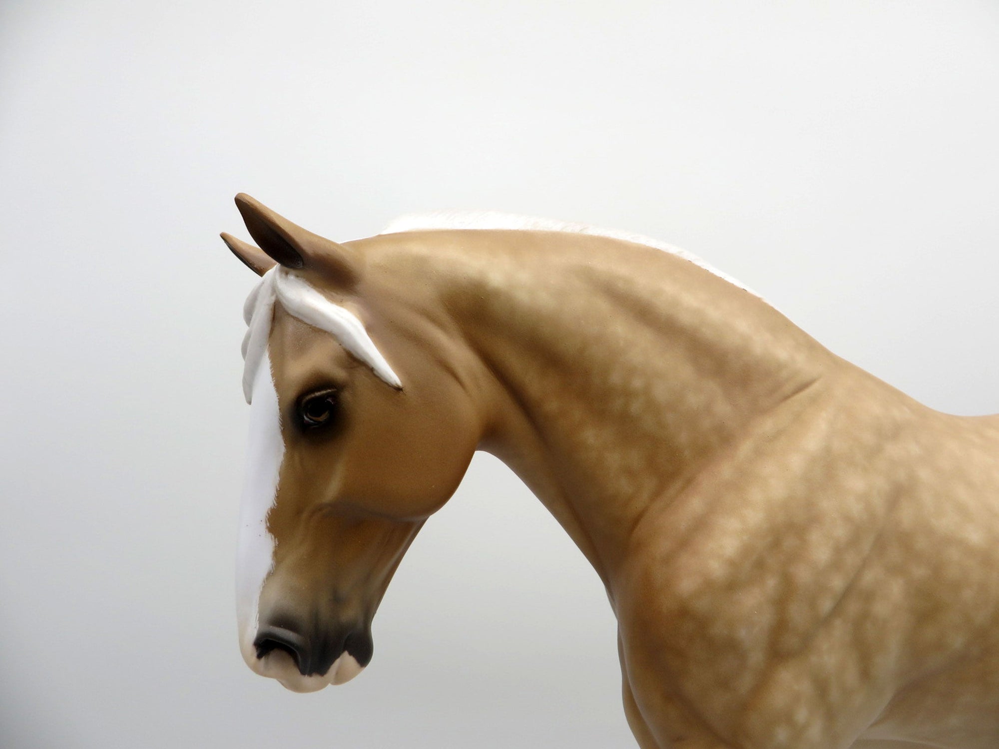 Cole-OOAK Dapple Palomino Irish Draft Painted by Sheryl Leisure 3/15/21