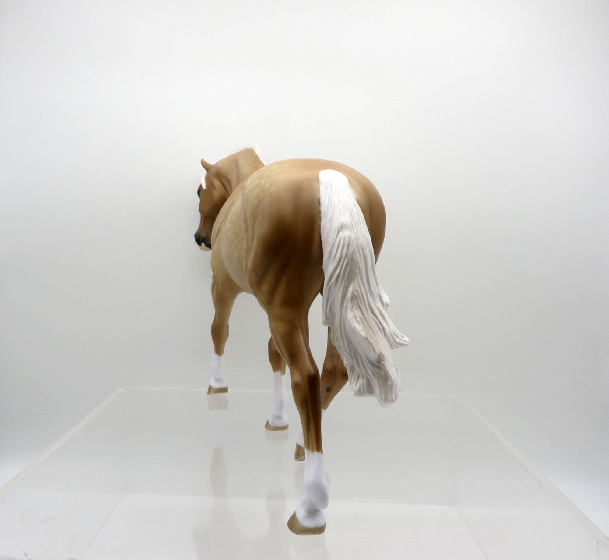 Cole-OOAK Dapple Palomino Irish Draft Painted by Sheryl Leisure 3/15/21