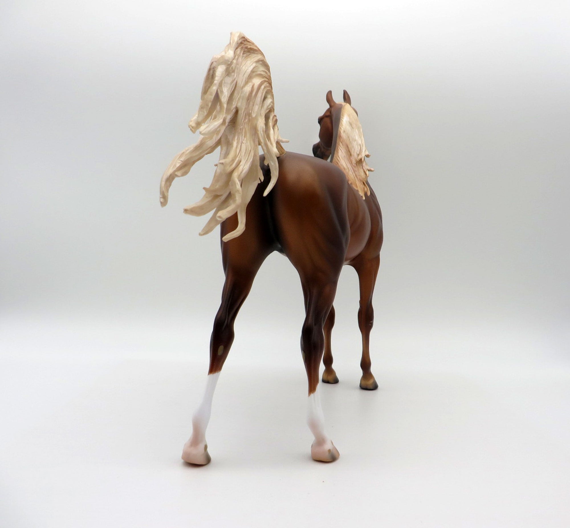 Columbia-OOAK Chestnut Arabian Painted By Caroline Boydston