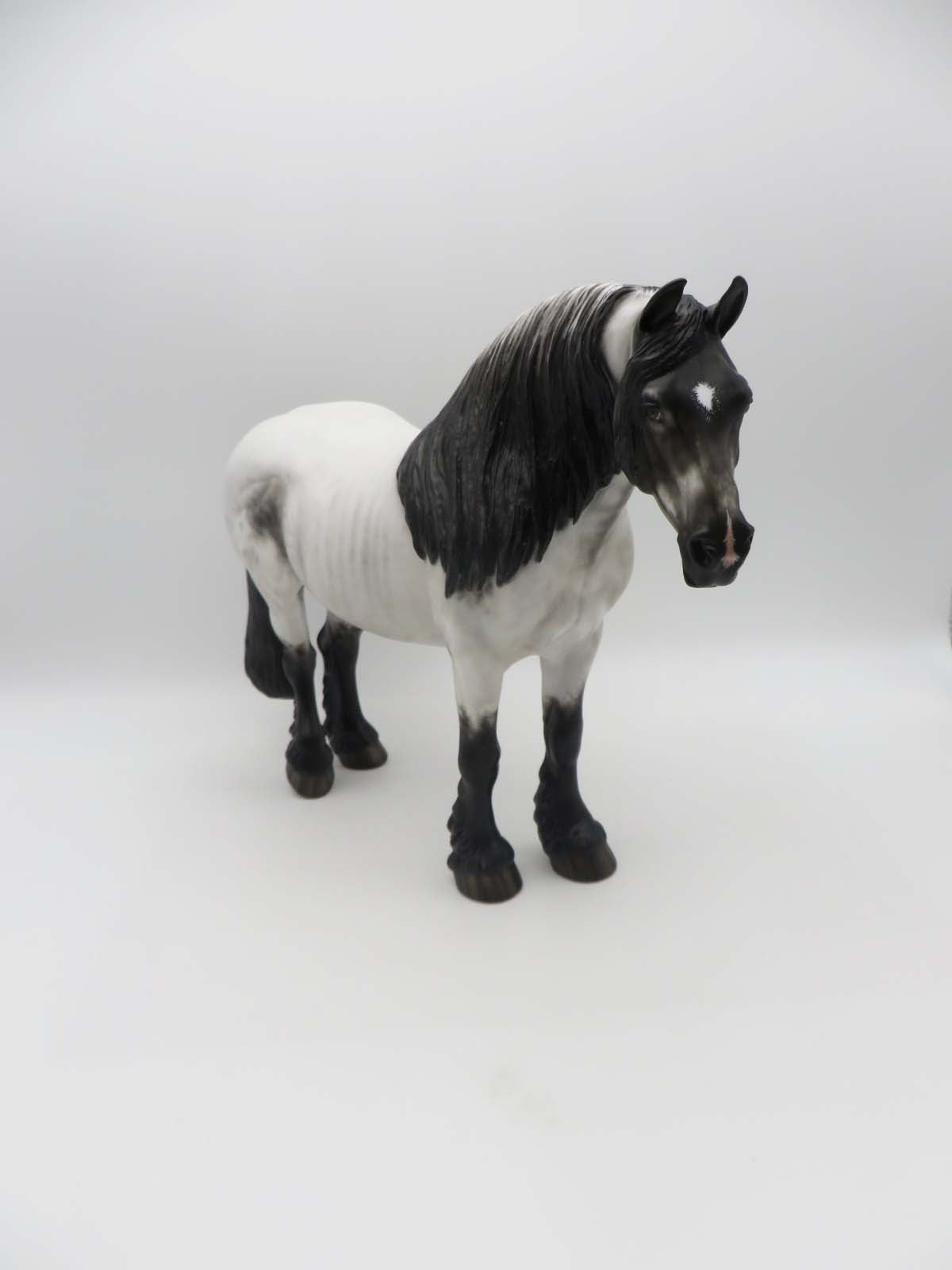 Columbia - OOAK - Black Roan Heavy Draft Mare By Sheryl Leisure - Best Offer 4/17/23