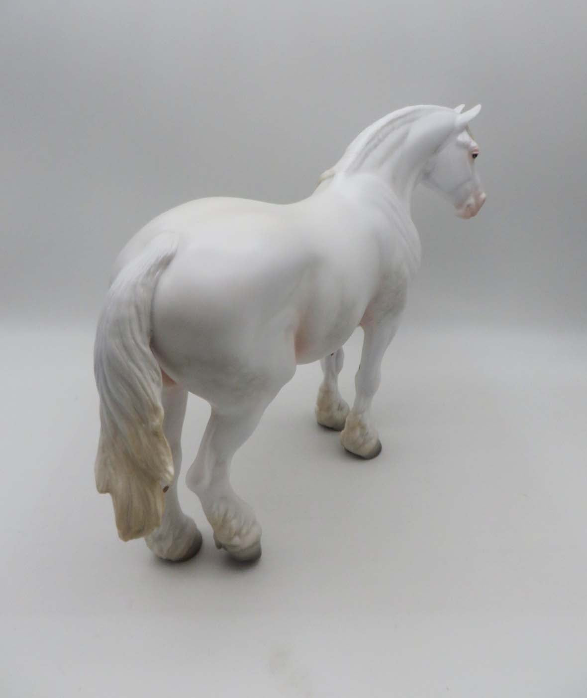 Coming Home OOAK Dappled Cremello Heavy Draft By Ashley Palmer SHCF23