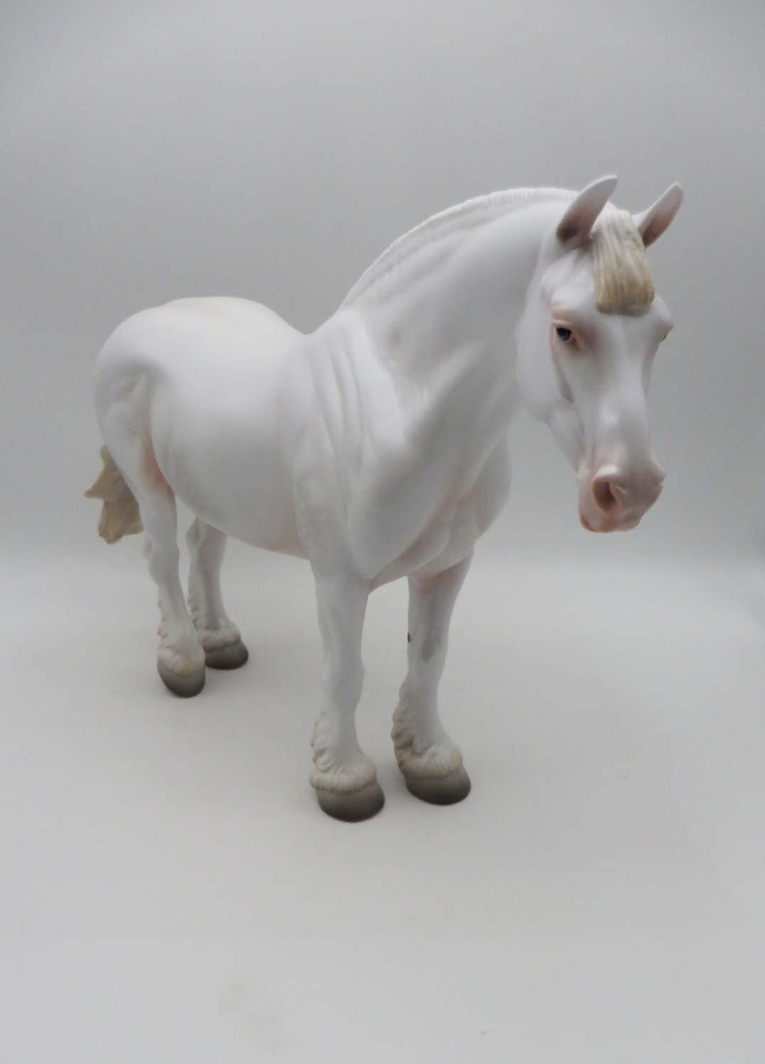 Coming Home OOAK Dappled Cremello Heavy Draft By Ashley Palmer SHCF23