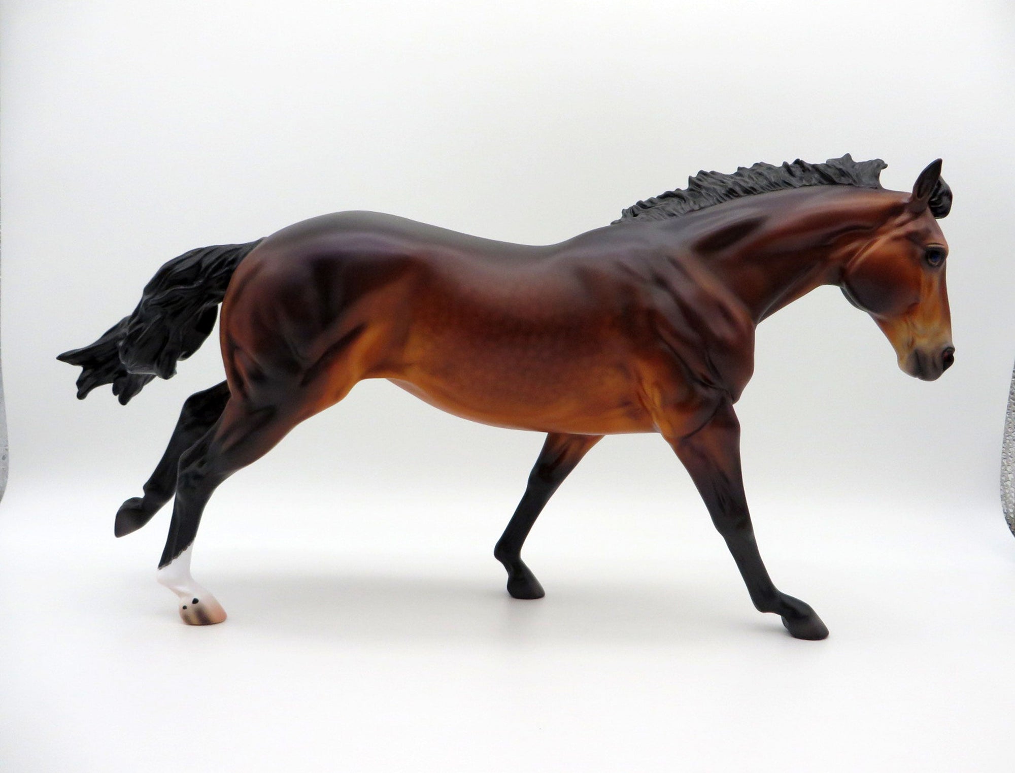 Congo-OOAK Bay Running Stock Horse By Caroline Boydston 4/5/21