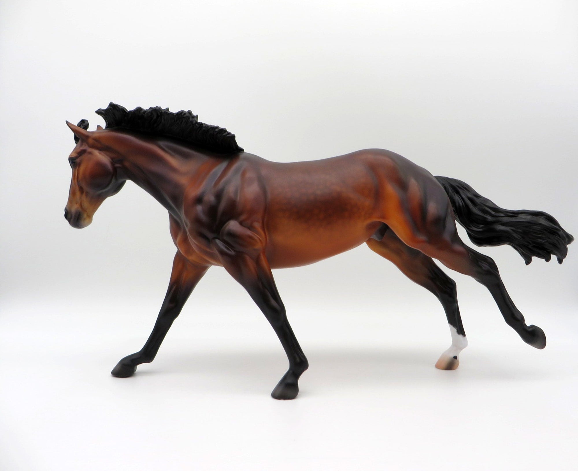 Congo-OOAK Bay Running Stock Horse By Caroline Boydston 4/5/21