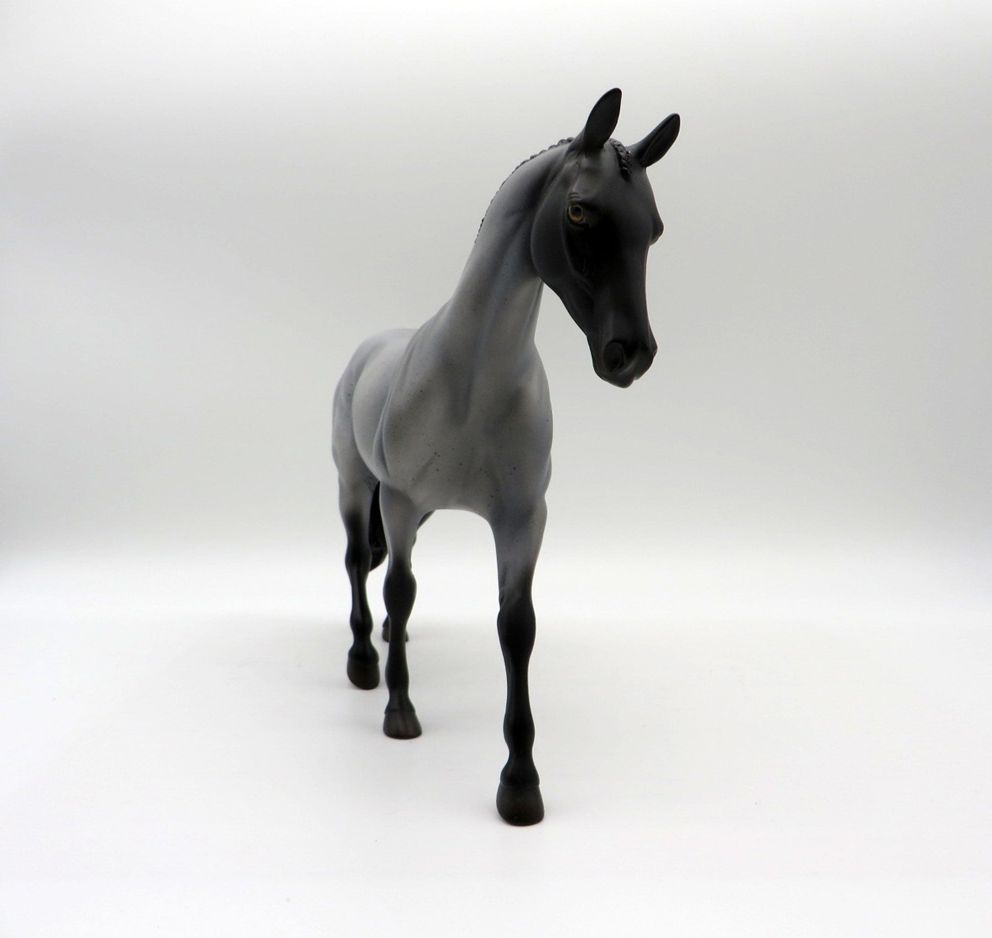 Conner-OOAK Blue Roan Pony Painted By Ellen Robbins 5/28/21