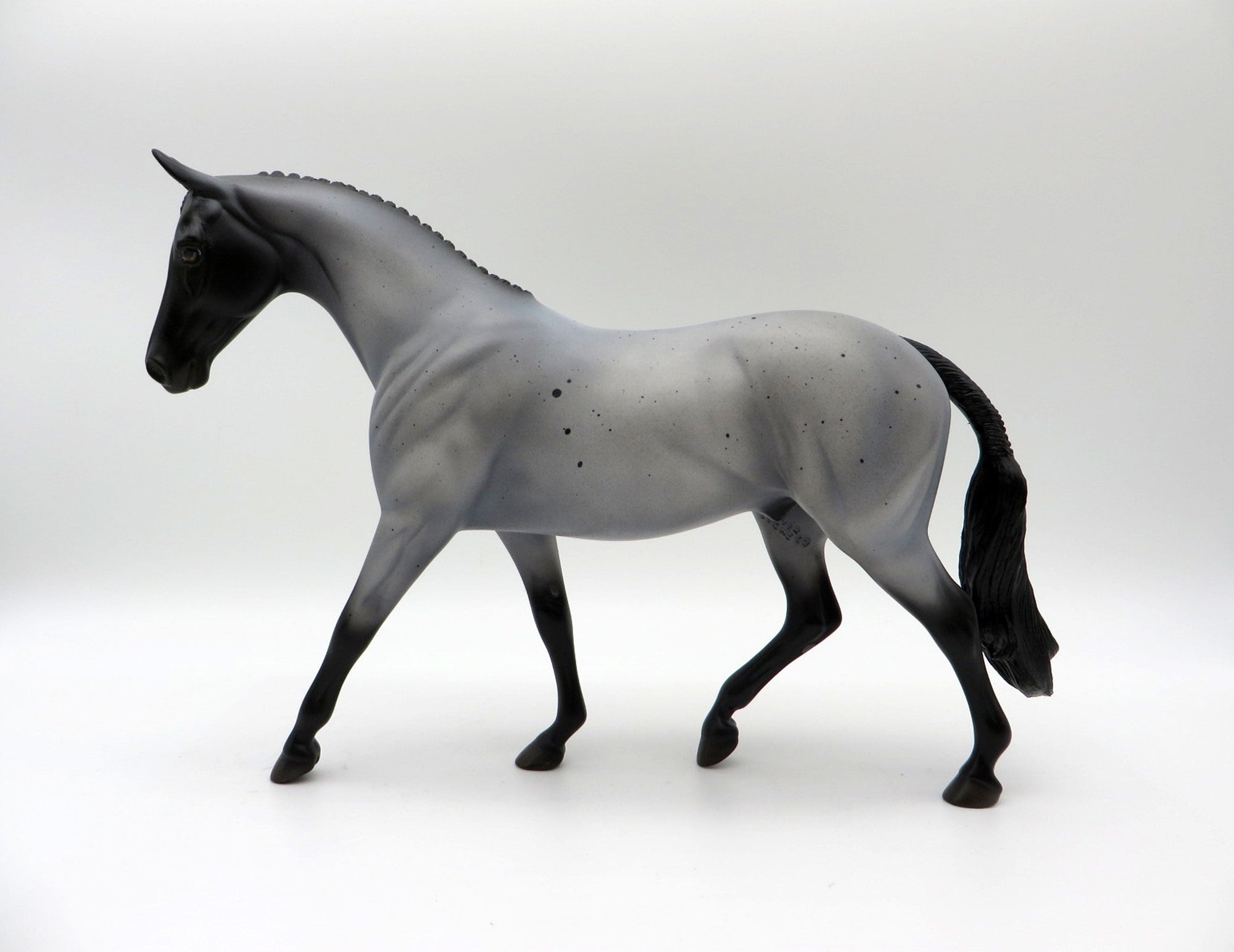 Conner-OOAK Blue Roan Pony Painted By Ellen Robbins 5/28/21