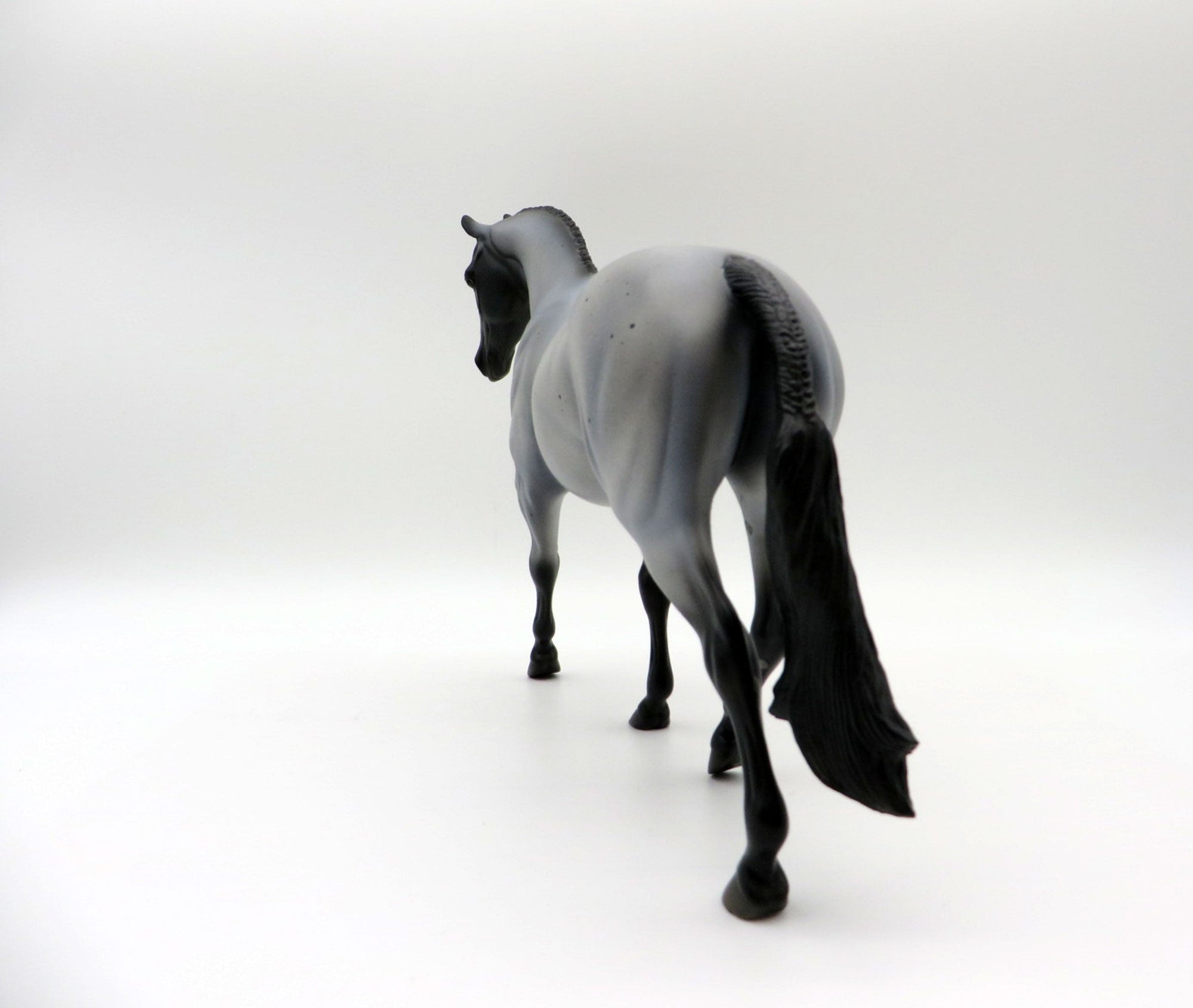 Conner-OOAK Blue Roan Pony Painted By Ellen Robbins 5/28/21