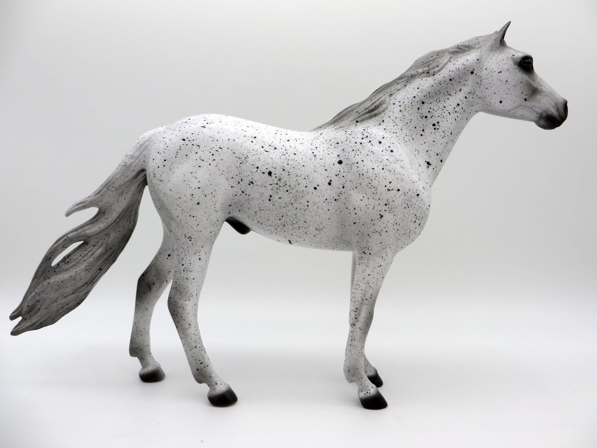Cookies and Cream-OOAK Mustang Deco Painted By Audrey Dixon 7/23/21