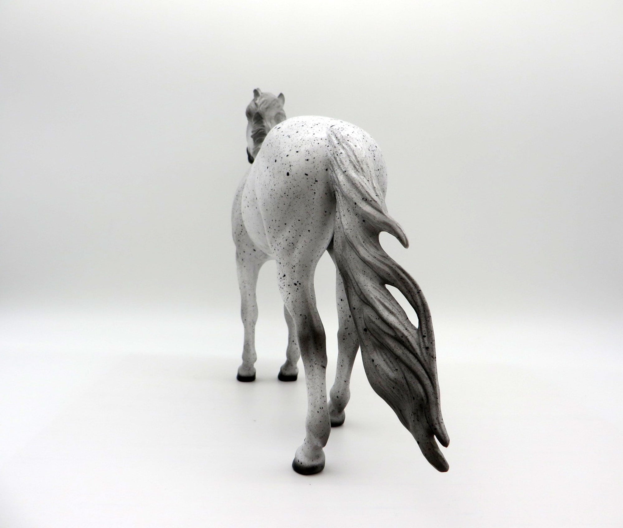 Cookies and Cream-OOAK Mustang Deco Painted By Audrey Dixon 7/23/21