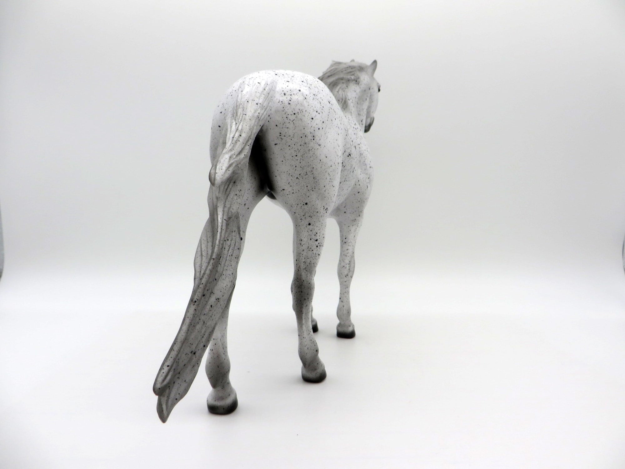 Cookies and Cream-OOAK Mustang Deco Painted By Audrey Dixon 7/23/21