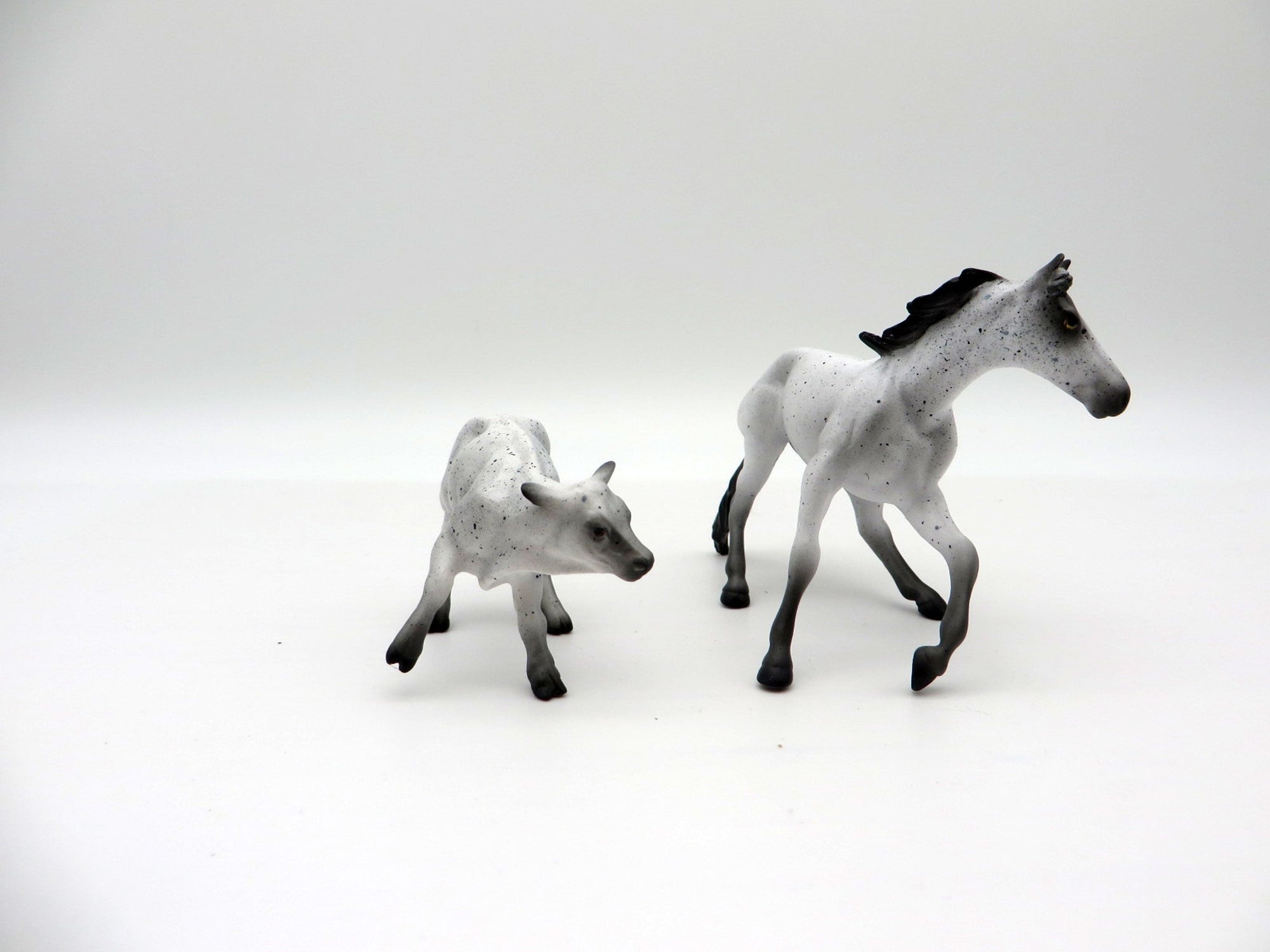 Cookies and Cream Cutter and Calf Chip-OOAK Painted By Ellen Robbins NICM-7/23/21