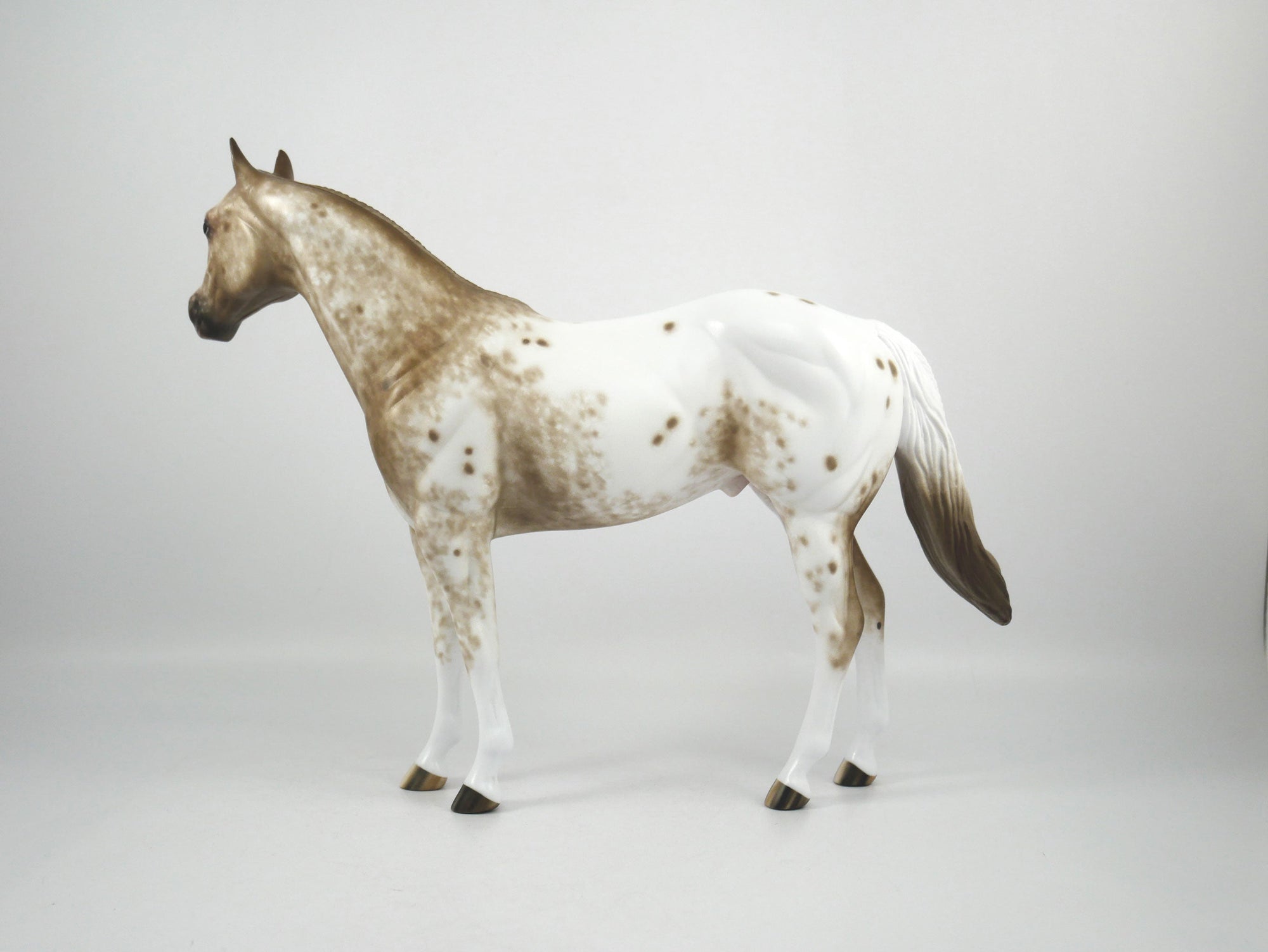 Cosmo-OOAK Bay Appaloosa ISH Painted By Sheryl Leisure 1/15/21