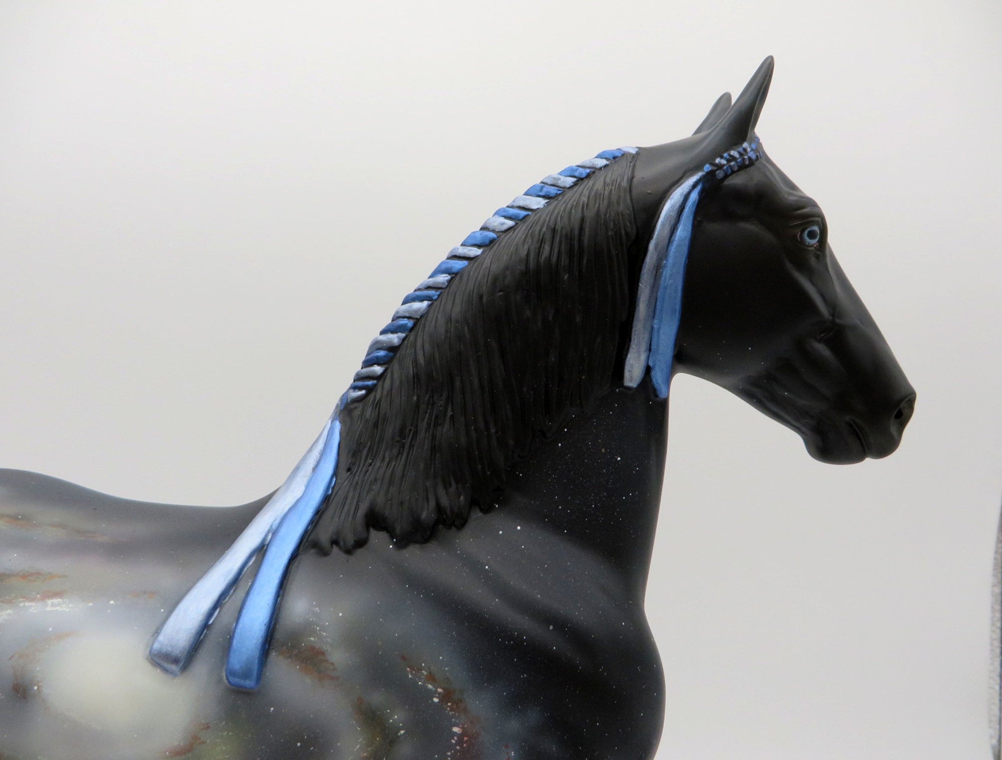 Cosmos-OOAK Deco Trotting Drafter Painted By Ellen Robbins 5/28/21