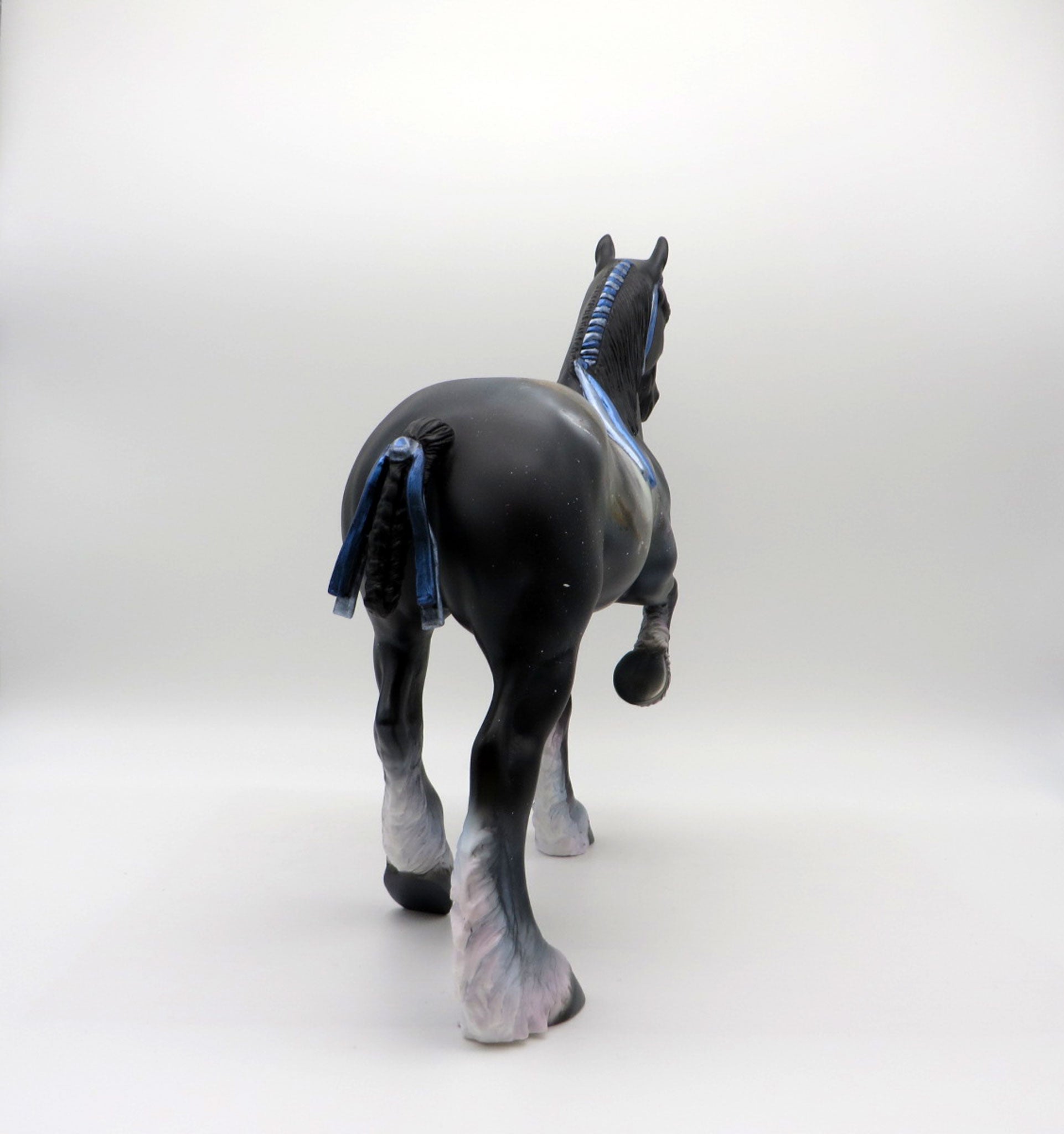 Cosmos-OOAK Deco Trotting Drafter Painted By Ellen Robbins 5/28/21