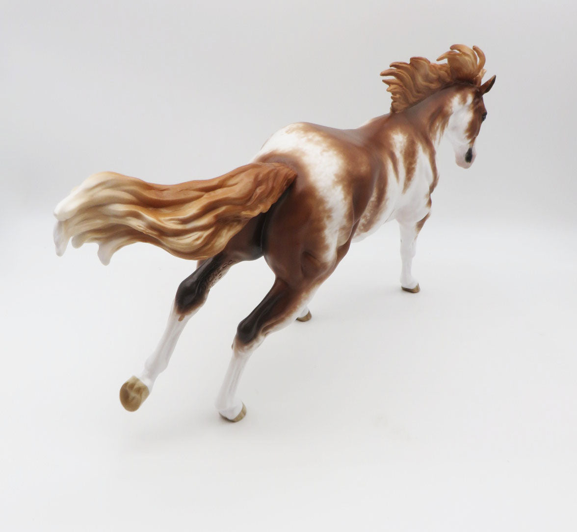 Courage - OOAK Chestnut Sabino Remington by Sheryl Leisure - Best Offers 1/9/23