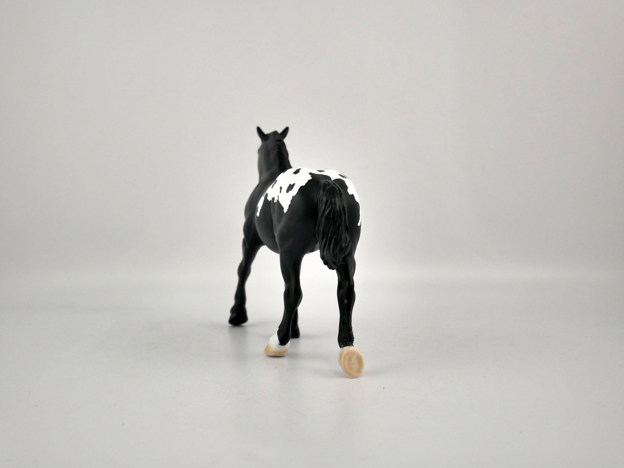 COW COW-OOAK BLACK BLANKET APPALOOSA PEBBLE DRAFTER BY ELLEN ROBBINS 12/09/20